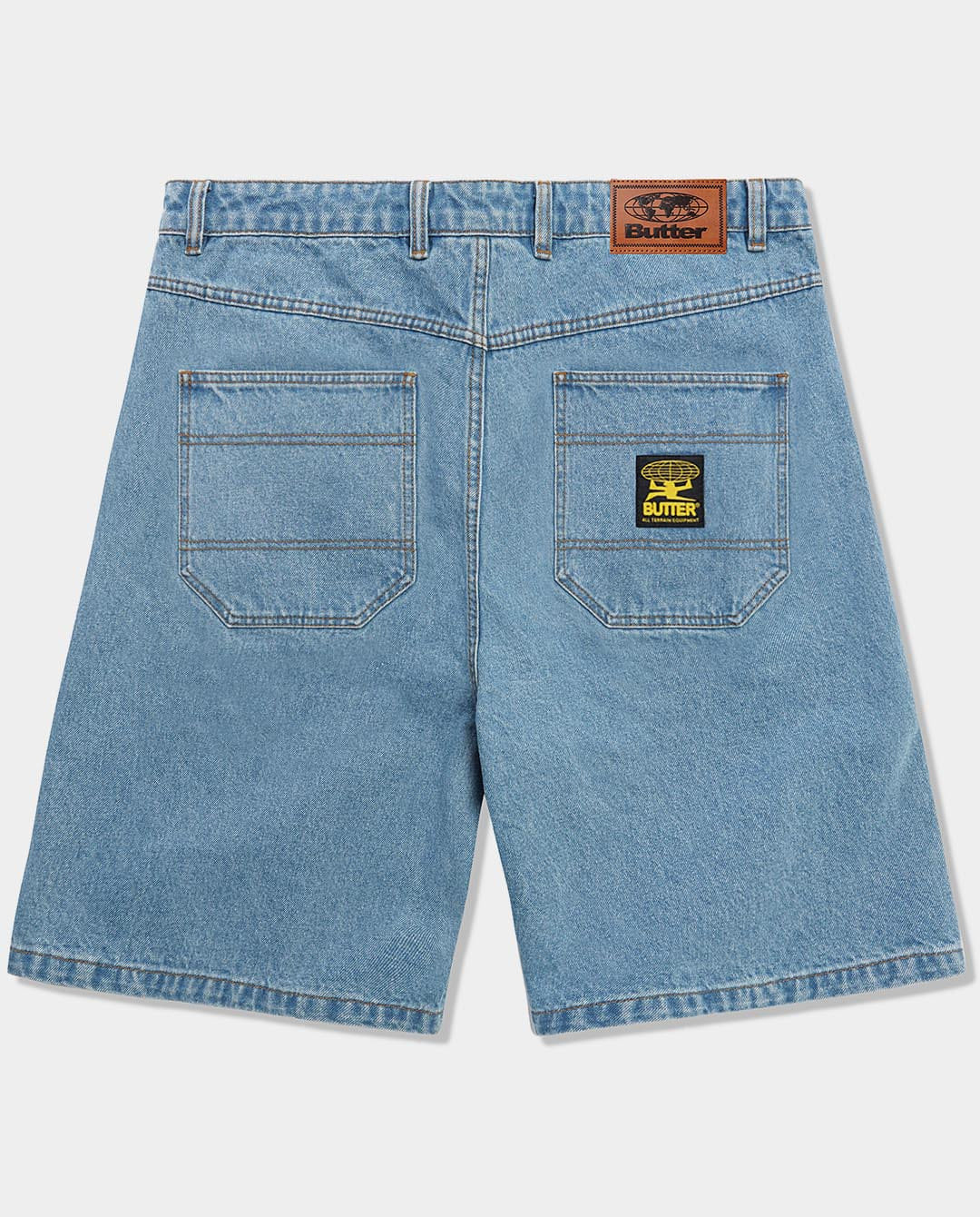 Butter Goods - Patch Pocket Denim Shorts - Washed Indigo