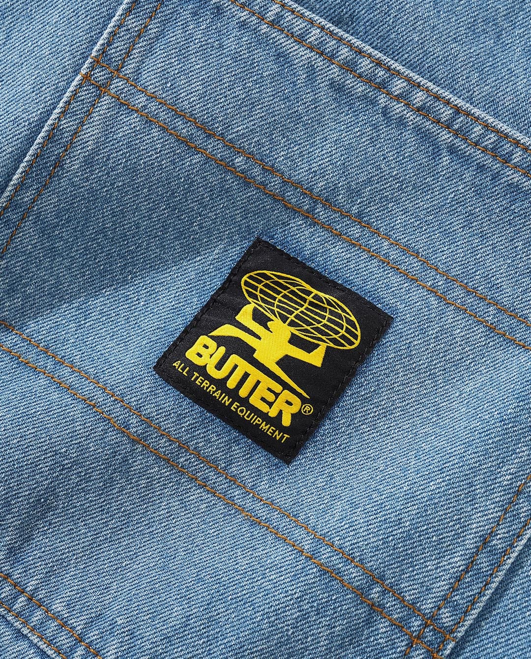 Butter Goods - Patch Pocket Denim Shorts - Washed Indigo