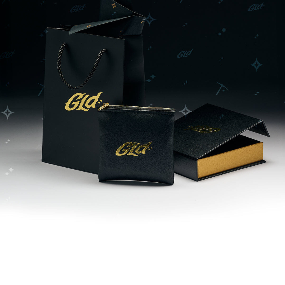 GLD Men Diamond Cuban Chain + Bracelet Gift Bundle in Yellow Gold - 8.5 mm