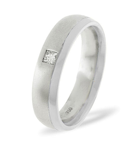 Diamond Lauren Platinum Diamond Wedding Ring 0.08CT H/SI