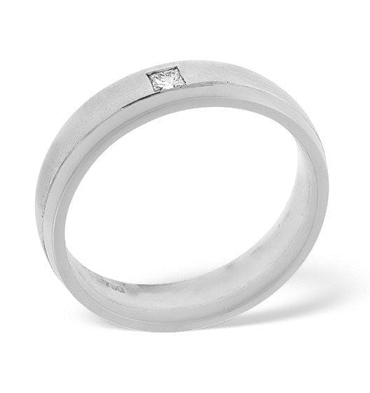 Diamond Lauren Platinum Diamond Wedding Ring 0.08CT H/SI