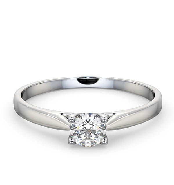 Diamond Engagement Ring Grace 0.33ct Lab Diamond H/Si in Platinum
