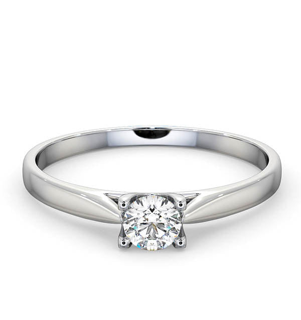 Diamond Engagement Ring Grace 0.25ct Lab Diamond H/Si in 18K White Gold