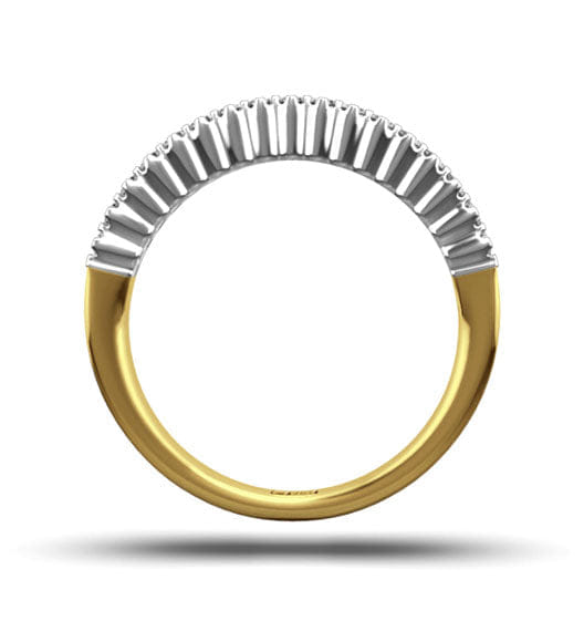 Diamond SOPHIE 18K Gold Diamond ETERNITY RING 0.50CT H/SI