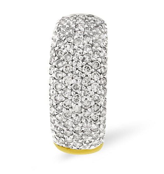 Diamond 18K Yellow Gold Diamond Ring 1.35ct - SIZE G