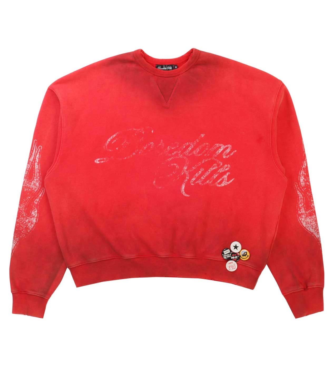 Boredom Kills Signature Crewneck Red