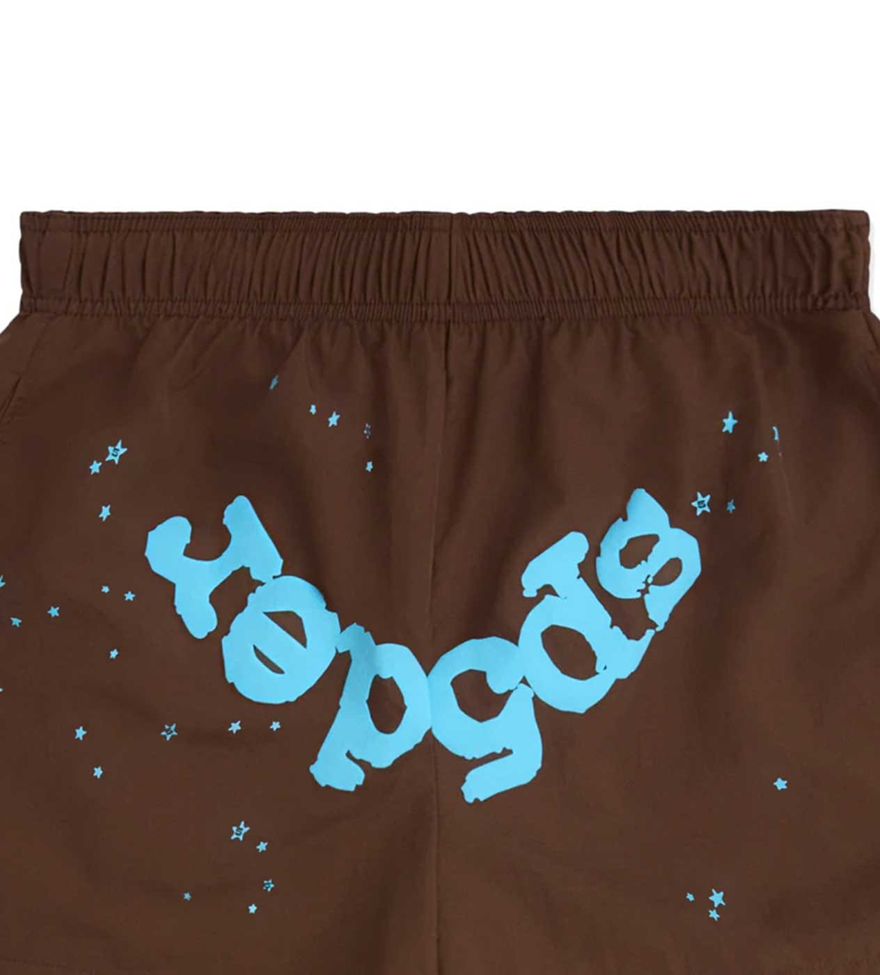 Sp5der Worldwide Sp5der Brown OG Web Double Layer Short