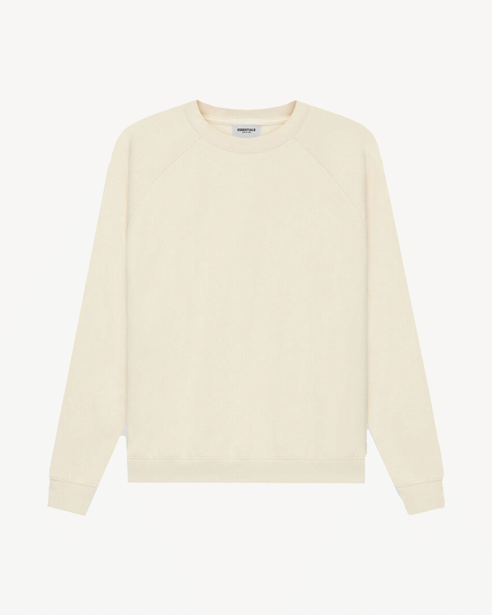 FOG ESSENTIALS SS21 SILICON APPLIQUE CREAM CREWNECK