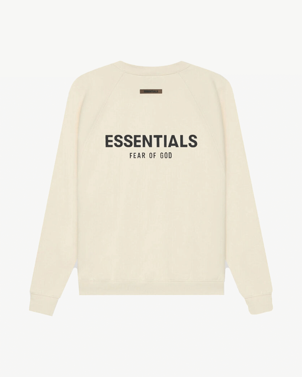 FOG ESSENTIALS SS21 SILICON APPLIQUE CREAM CREWNECK