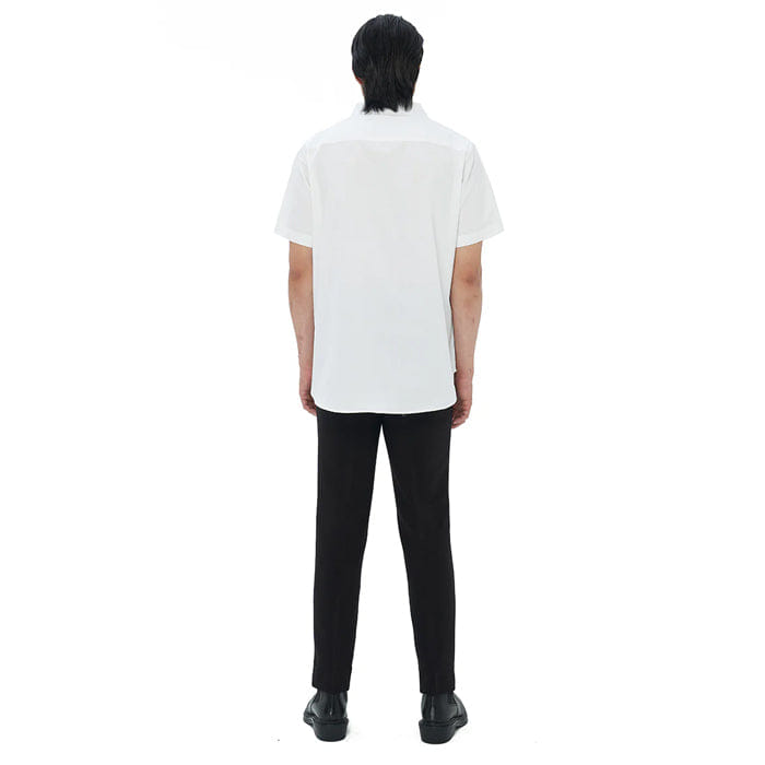 JAN SOBER WHITE COLLARLESS PART 1 SHORT
