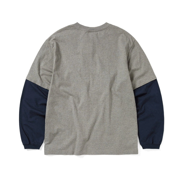 Thisisneverthat Layered L/S T-Shirt Dark Heather Grey