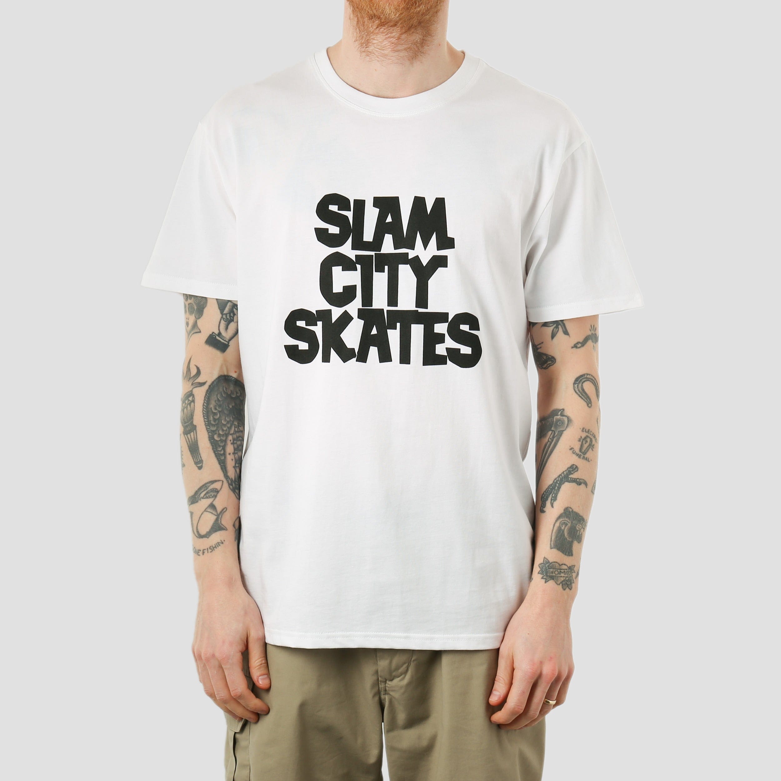Classic Slam City Classic Logo T - Shirt White