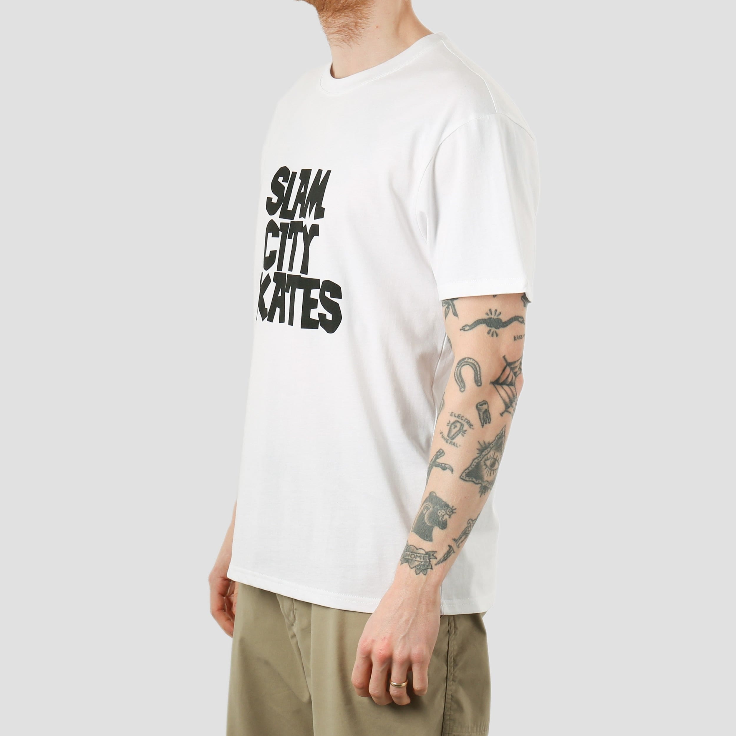 Classic Slam City Classic Logo T - Shirt White