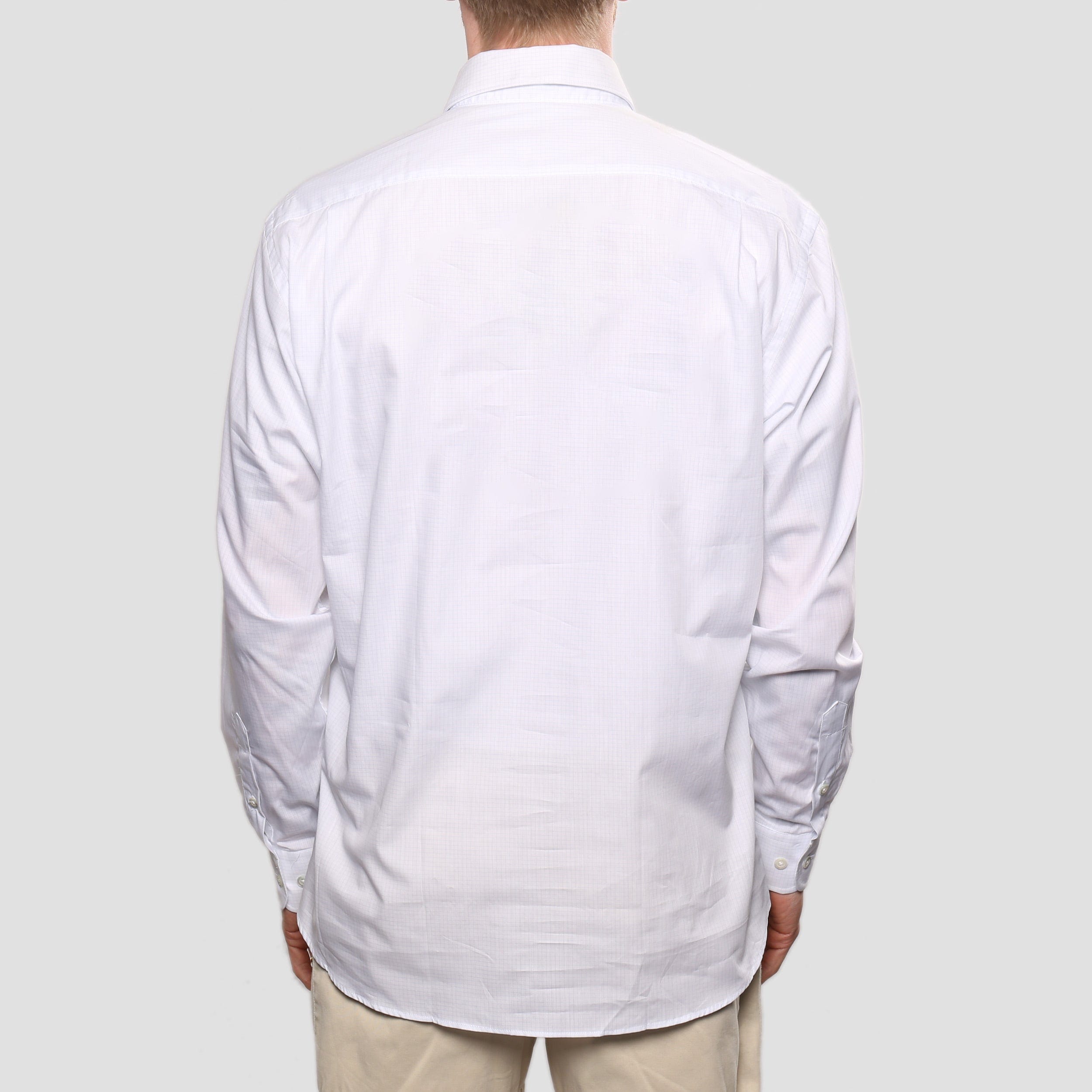 WHITE* Slam City Skates Lightweight Shirt White / Blue Check