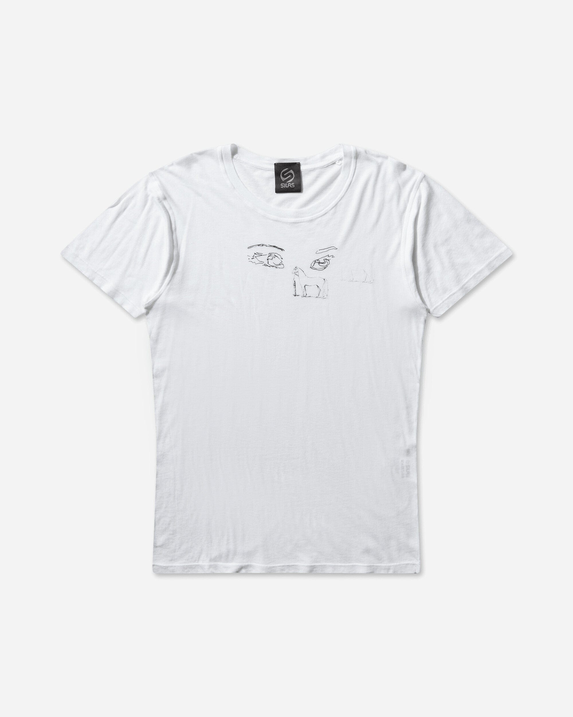 Silas Men's Graphic T - Shirt White