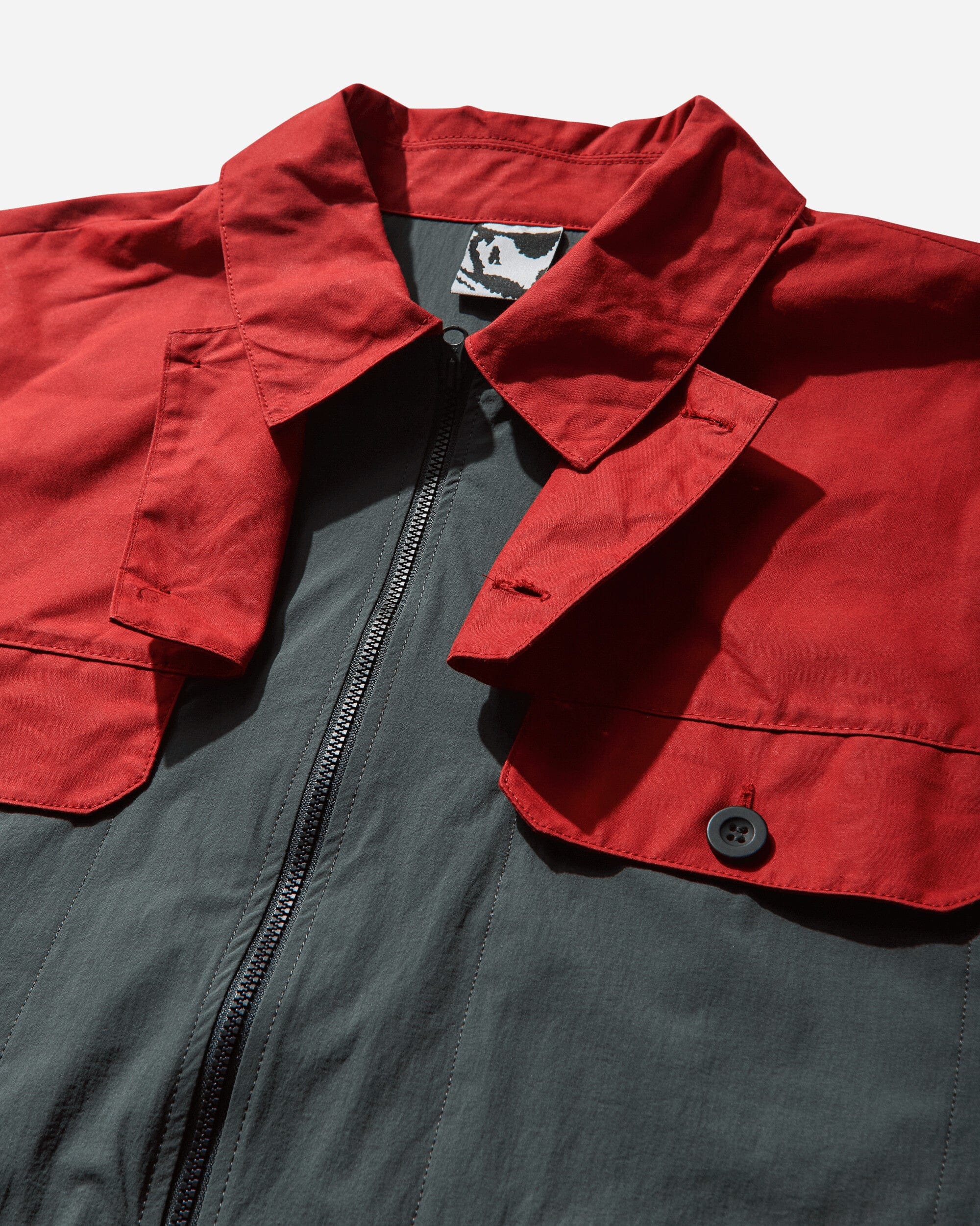 GR10K Men's Field Overshirt Scarlet Red