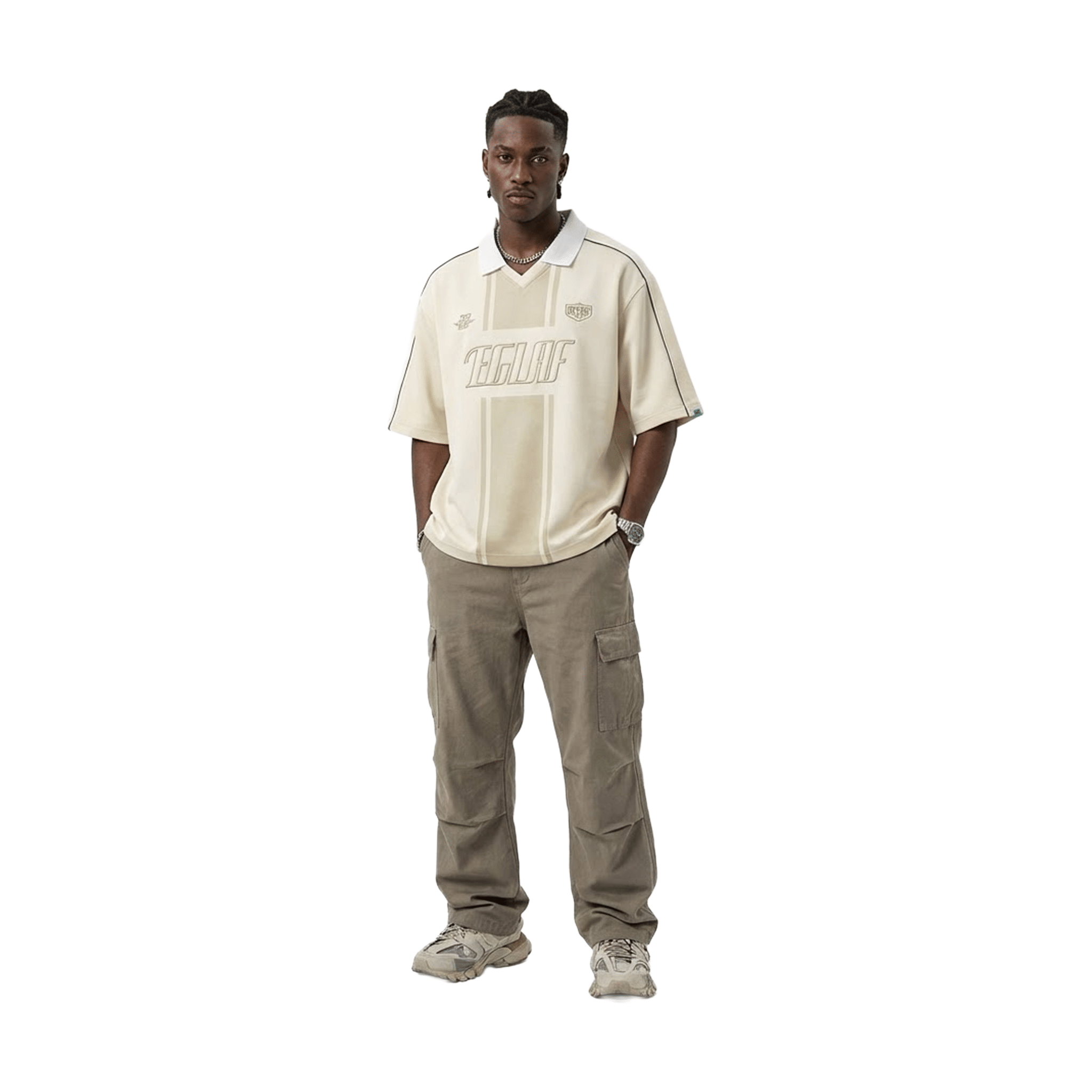 EGLAF R//W Boxy Jersey Cream White (FW25)