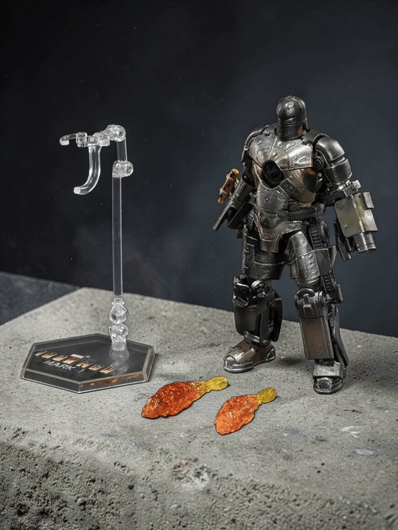 ZD Toys Iron Man Mark 1 Action Figure – Marvel Studios Infinity Saga 1:10 Scale