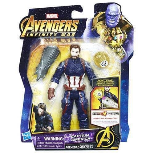 Hasbro Avengers: Infinity War Captain America with Infinity Stone 6 - Inch Action Figure