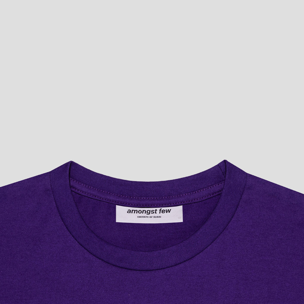 Purple amongst few - Arabic Paint Logo T - Shirt (Purple)