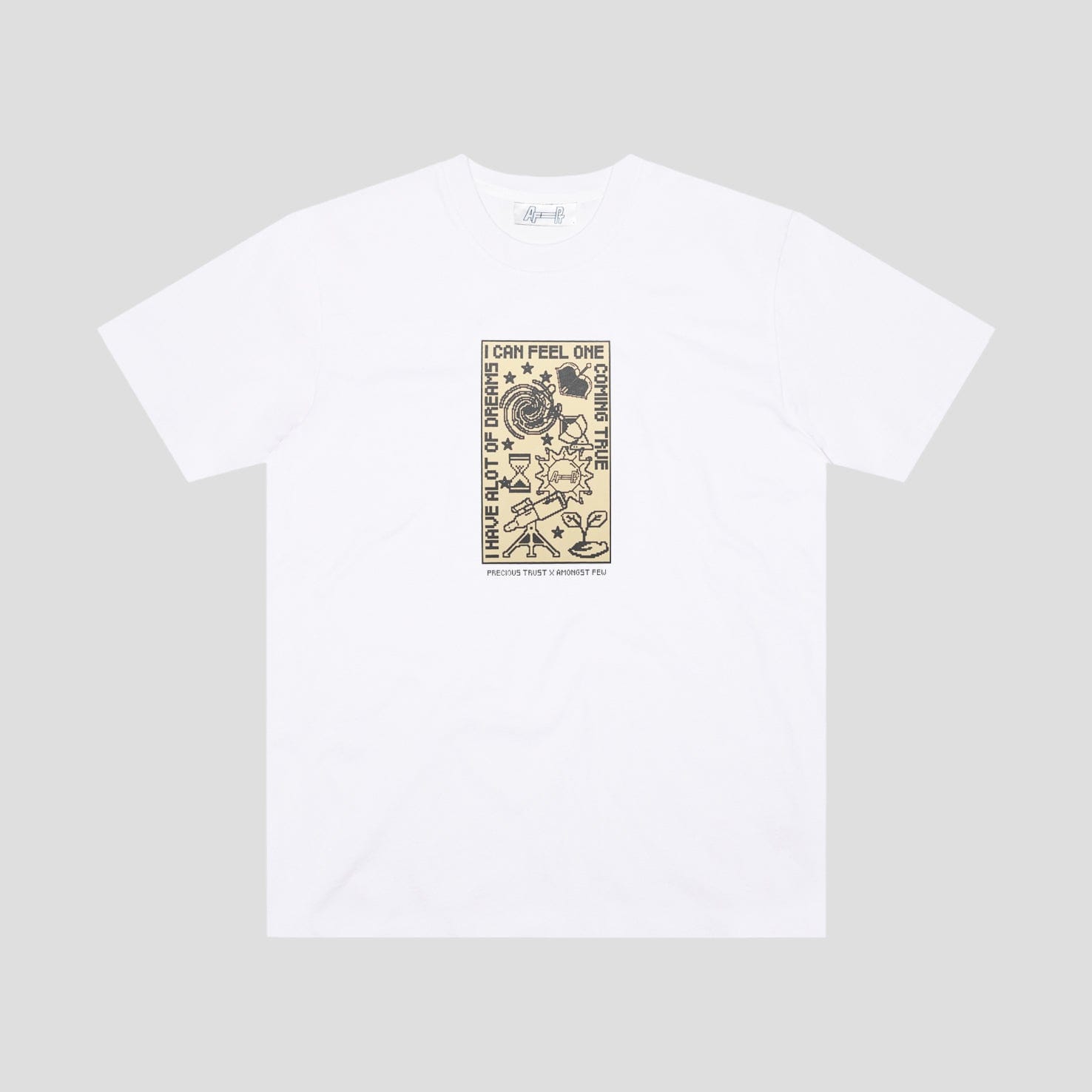 WHITE* amongst few x Precious Trust - Dreams Come True T - Shirt (White)