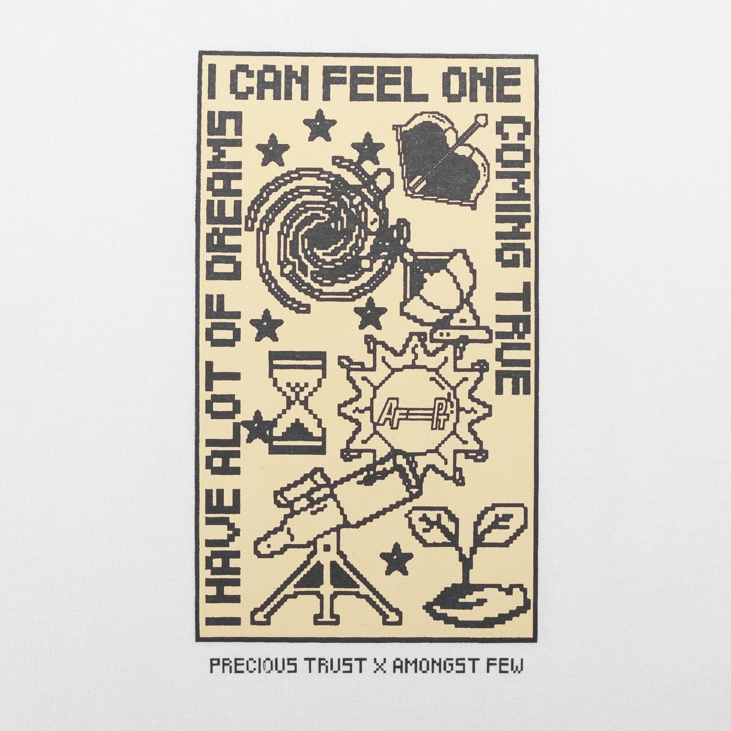WHITE* amongst few x Precious Trust - Dreams Come True T - Shirt (White)
