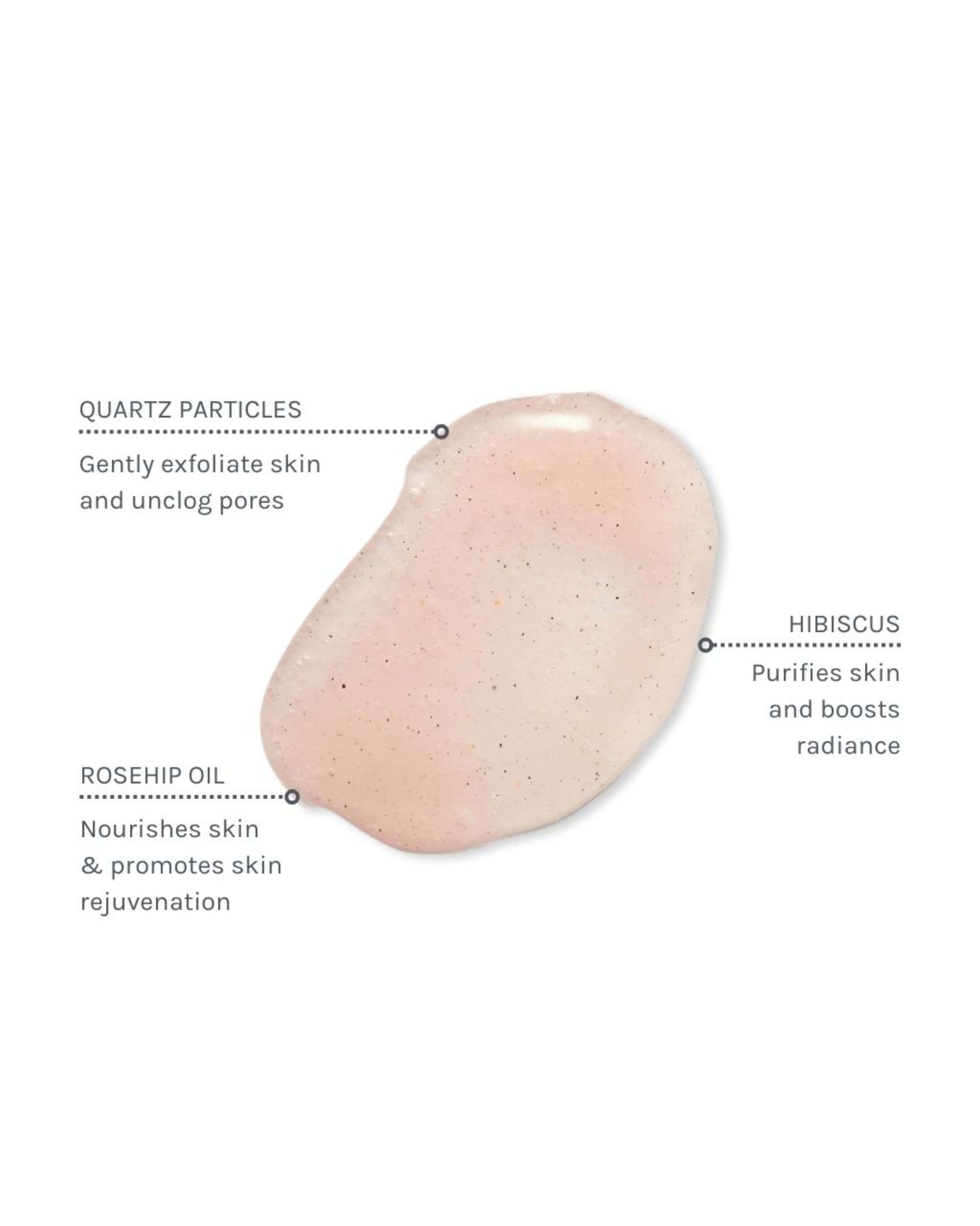 Evolve Organic Beauty Rose Quartz Facial Polish
