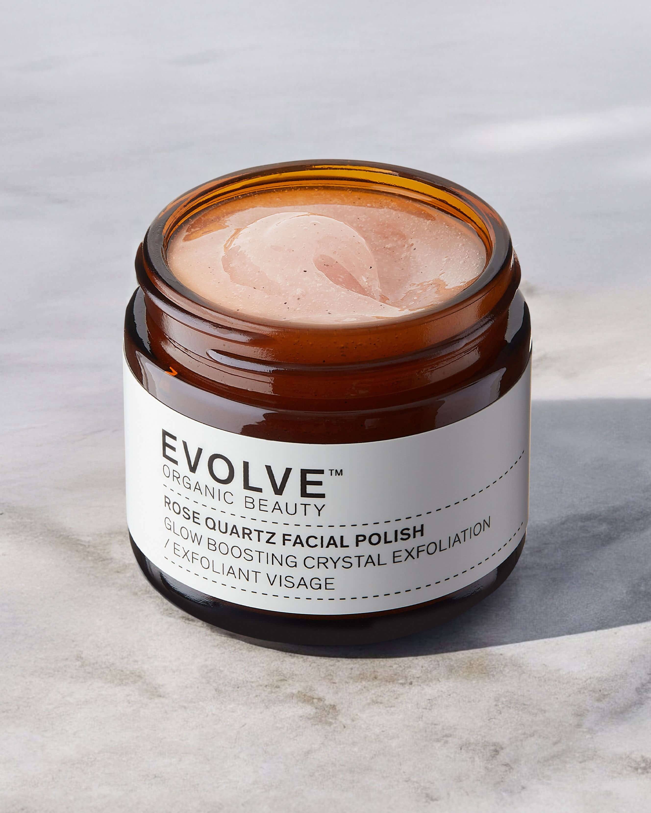 Evolve Organic Beauty Rose Quartz Facial Polish