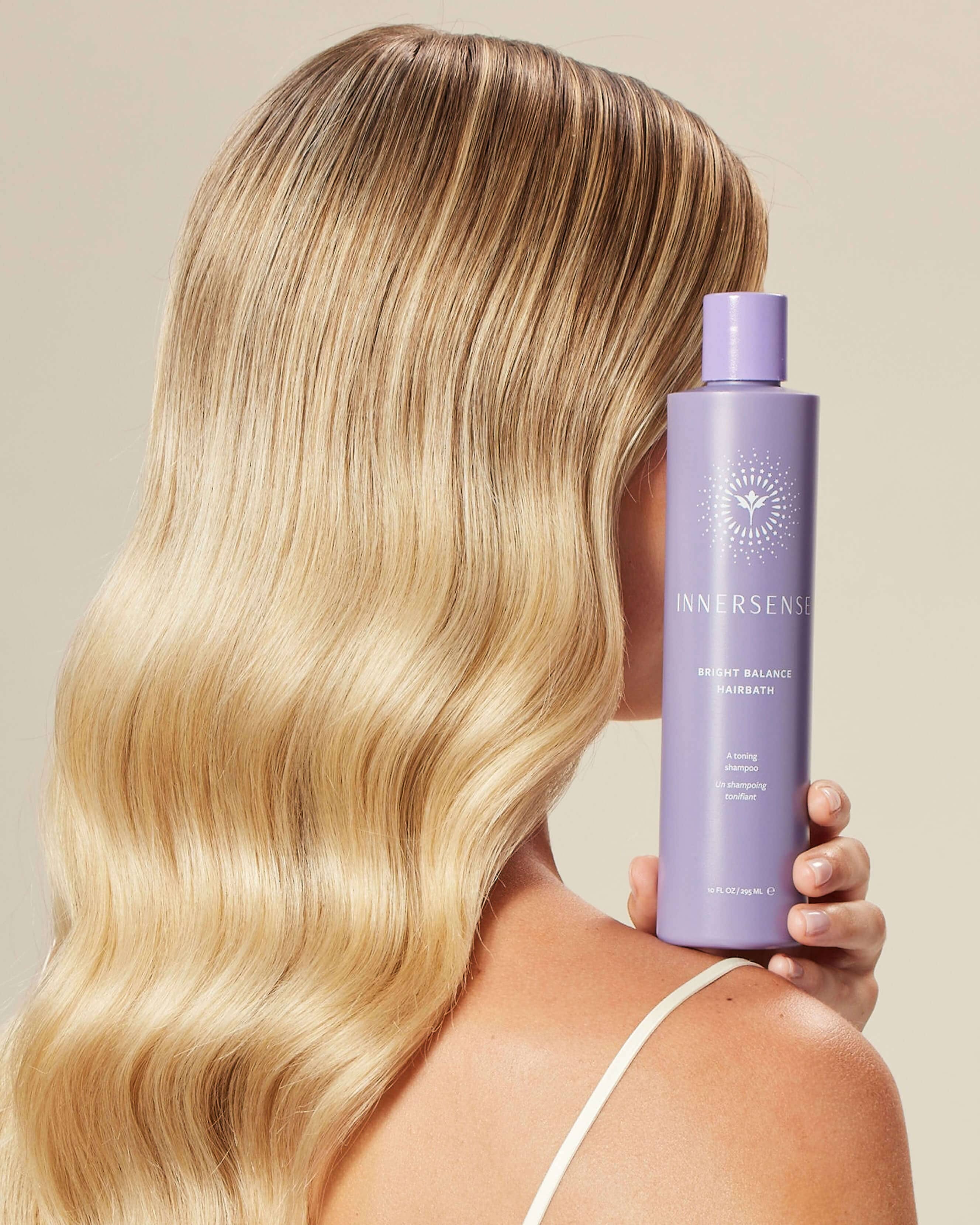 Innersense Organic Beauty Bright Balance Hairbath Purple Toning Shampoo