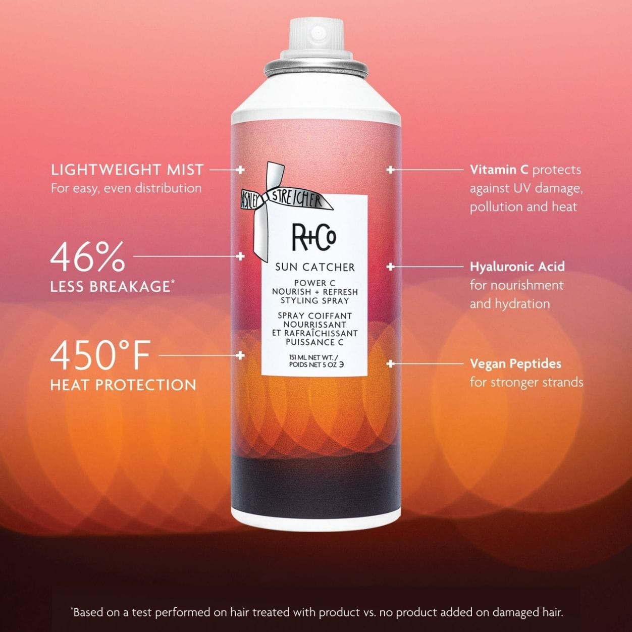R+co Sun Catcher Power C Nourish and Refresh Styling Spray