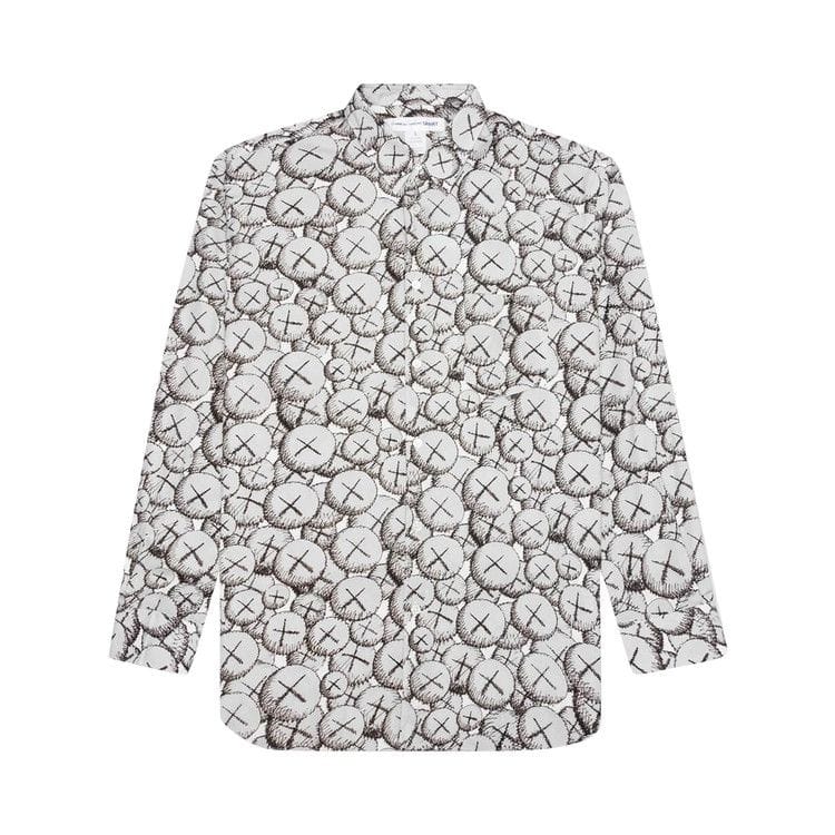 Comme des Garçons SHIRT x KAWS Classic Printed Shirt Print D Grey
