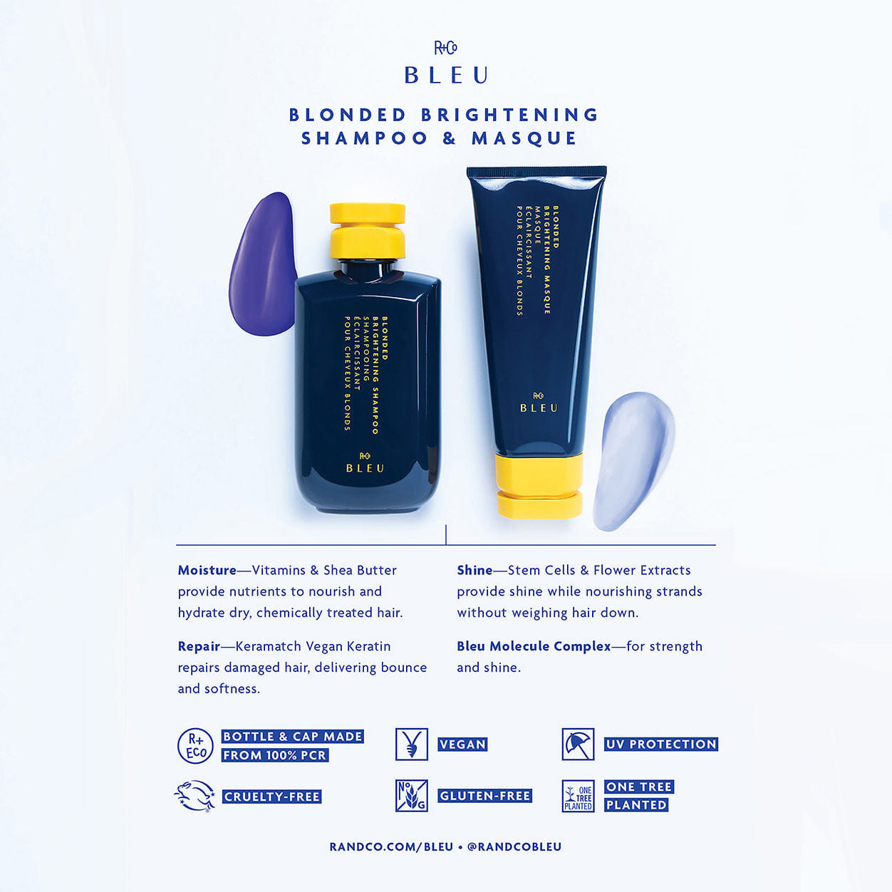 R+co Bleu Blonded Brightening Shampoo