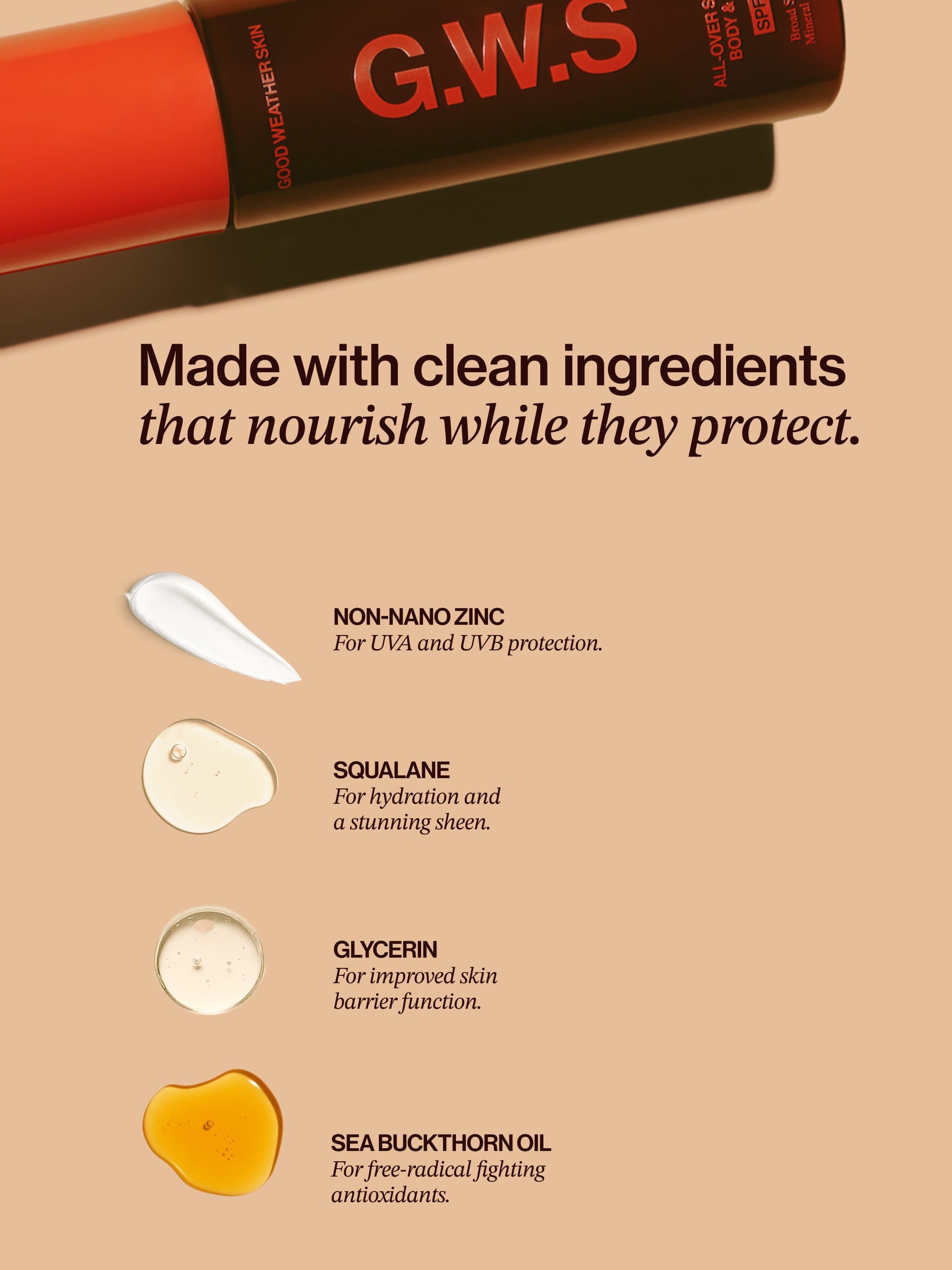 Good Weather Skin All - Over Sun Milk Face & Body SPF 50