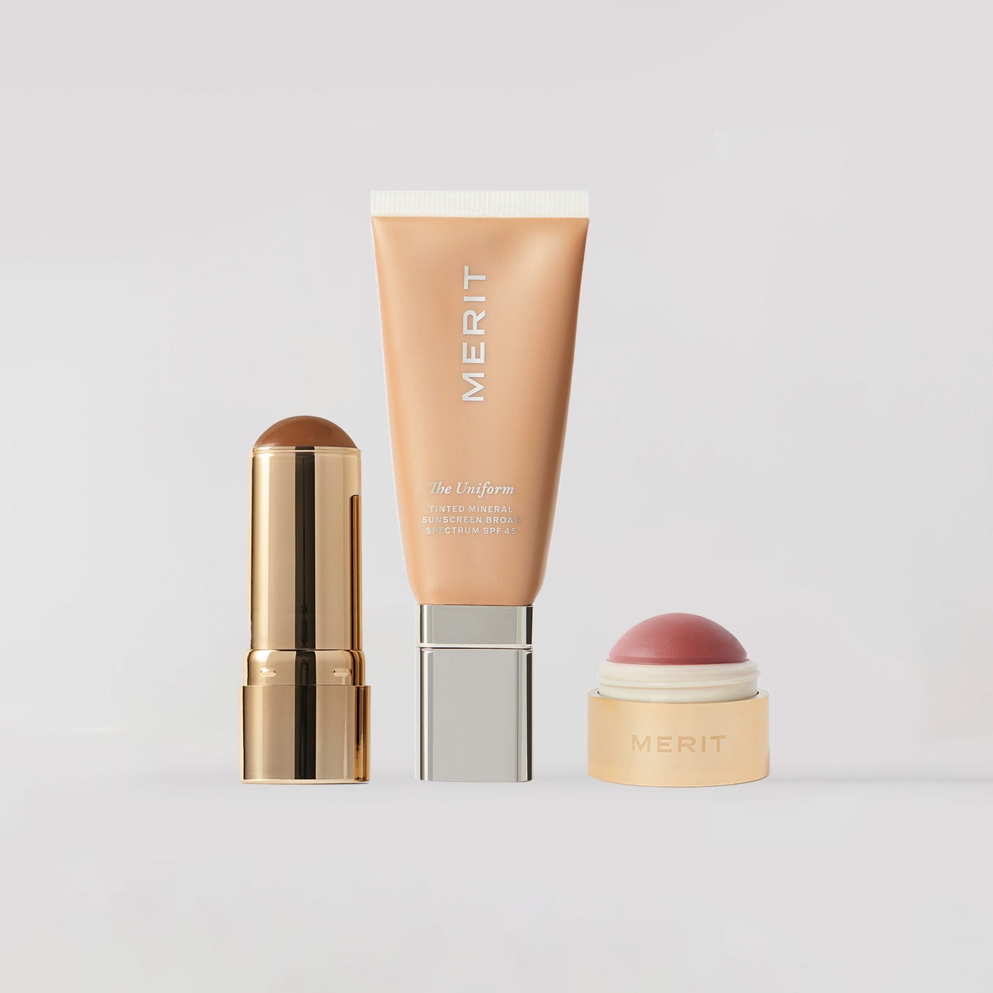 MERIT Beauty Sugarplum Travel Trio