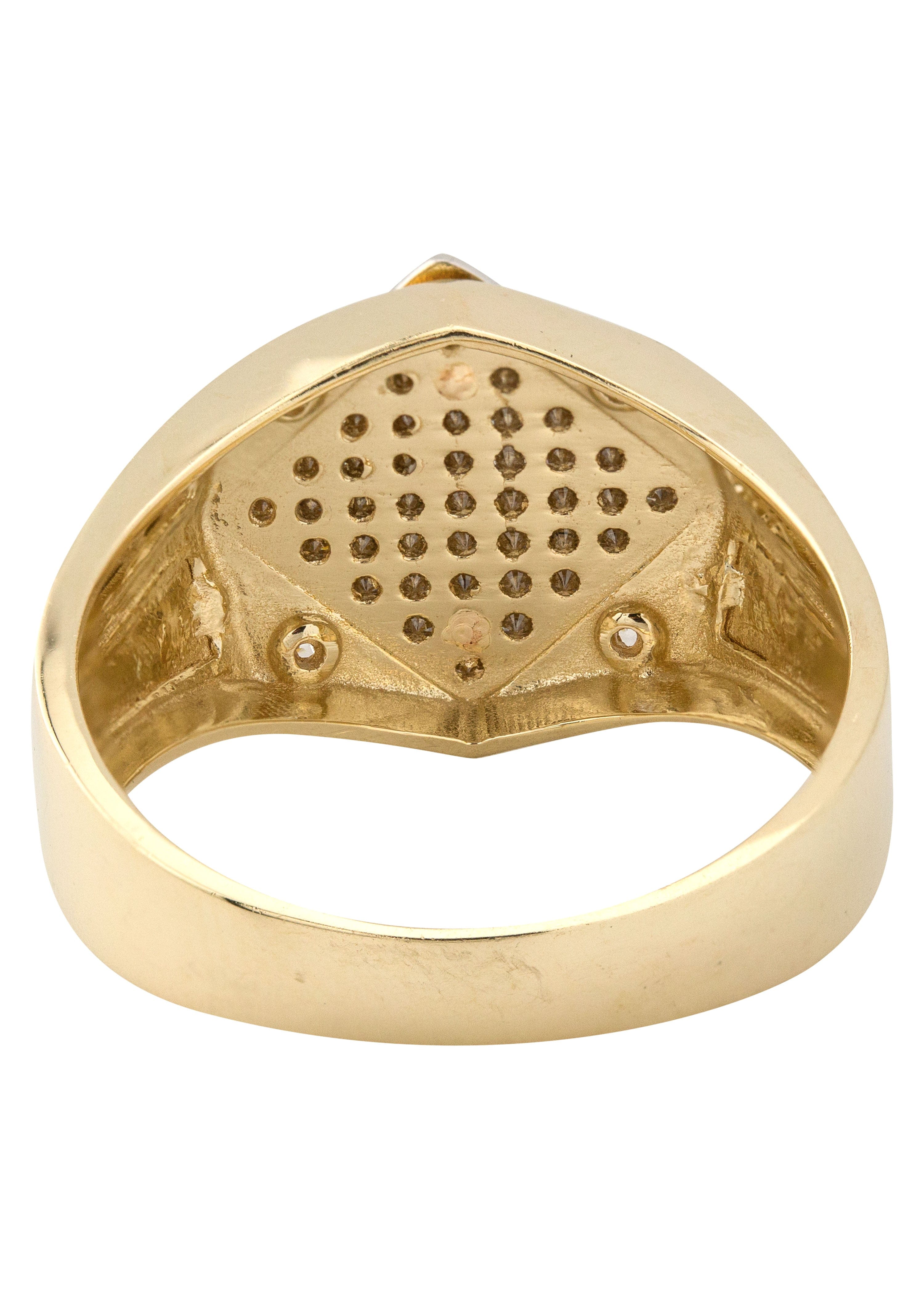 Manufacturer 1 10K Gold Jesus Ring For Men | 5 Grams