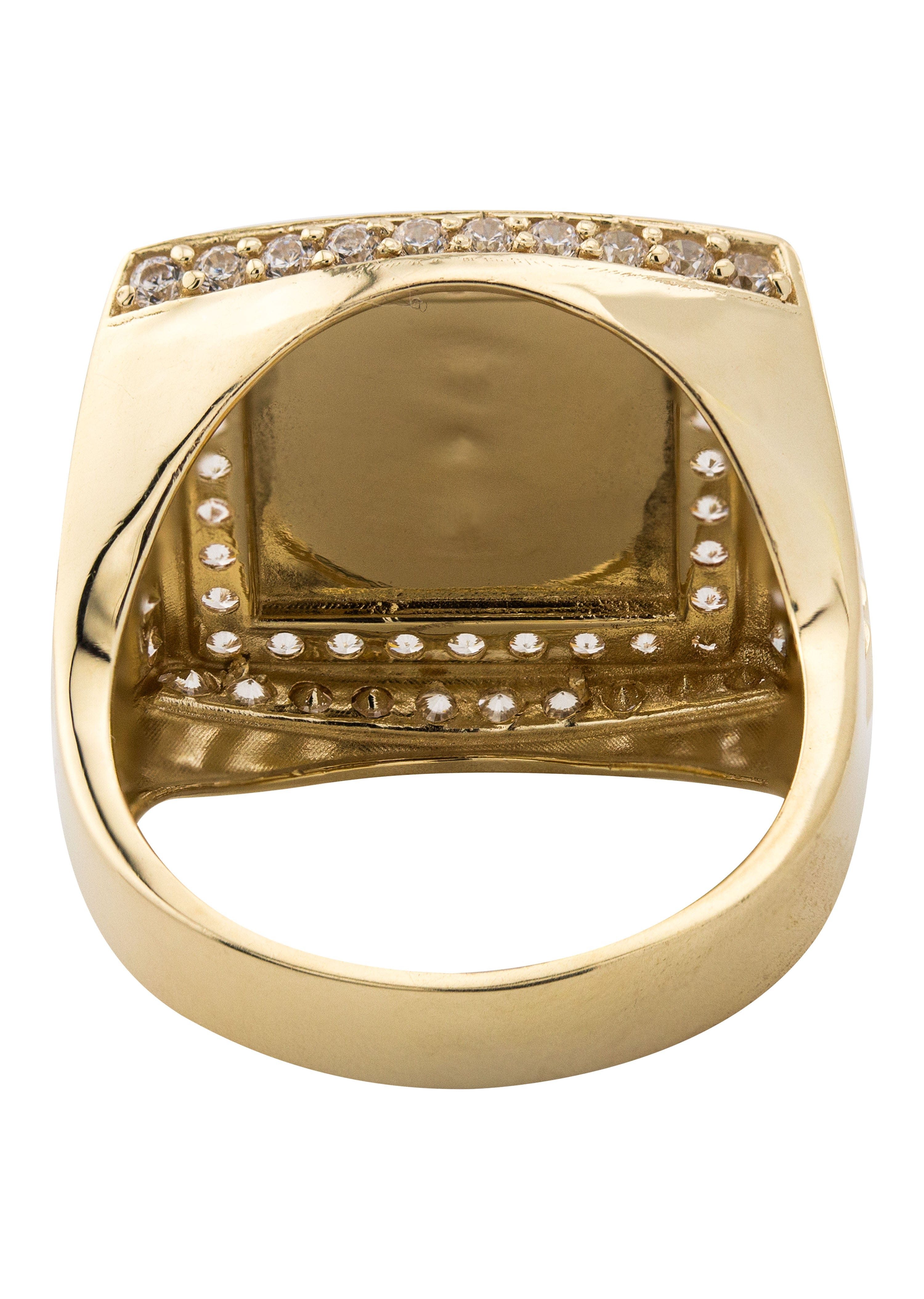 Manufacturer 1 10K Gold Cz Eagle Ring For Men | 6 Grams