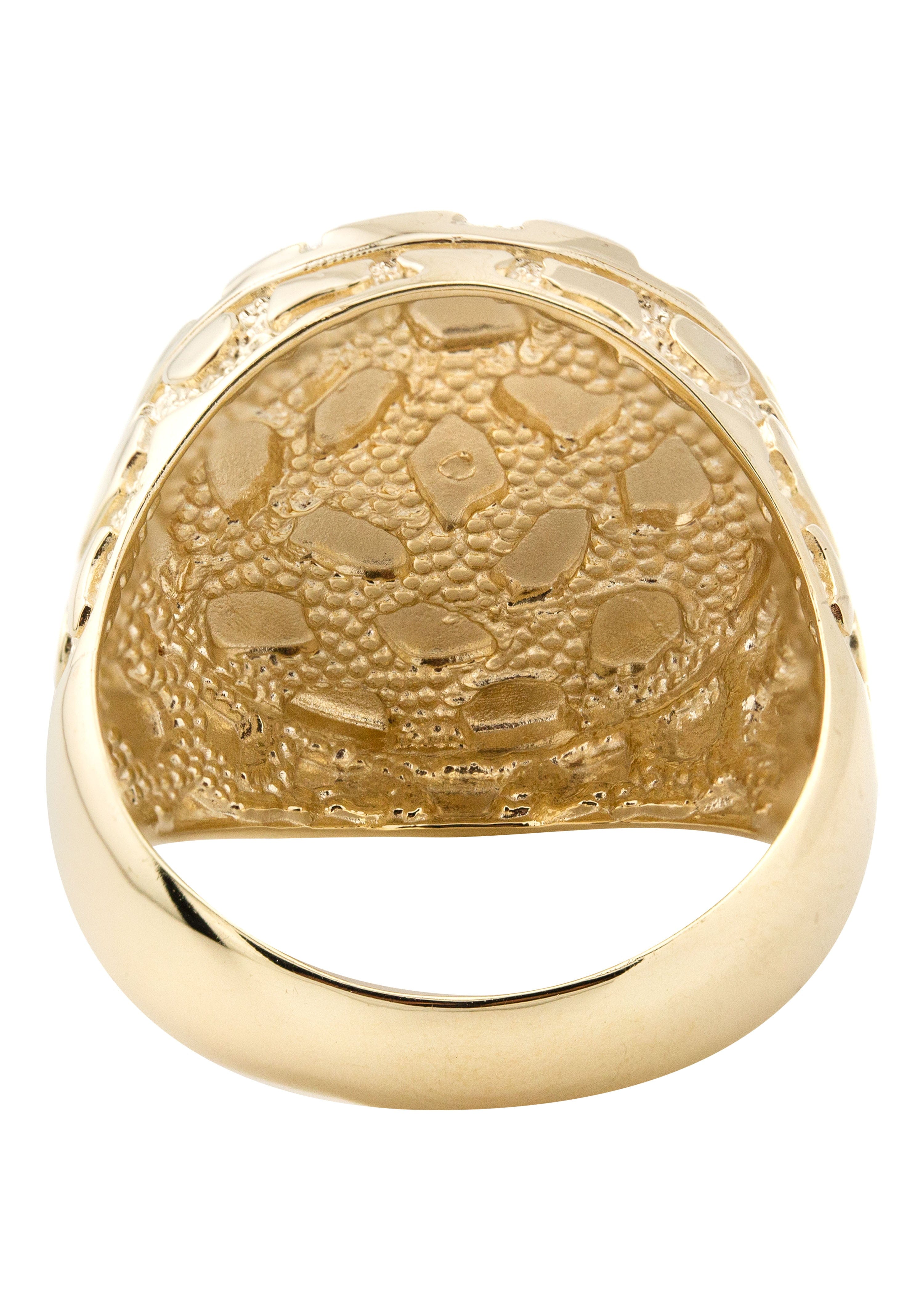 Manufacturer 1 10K Gold Nugget Ring For Men | 4.4 Grams