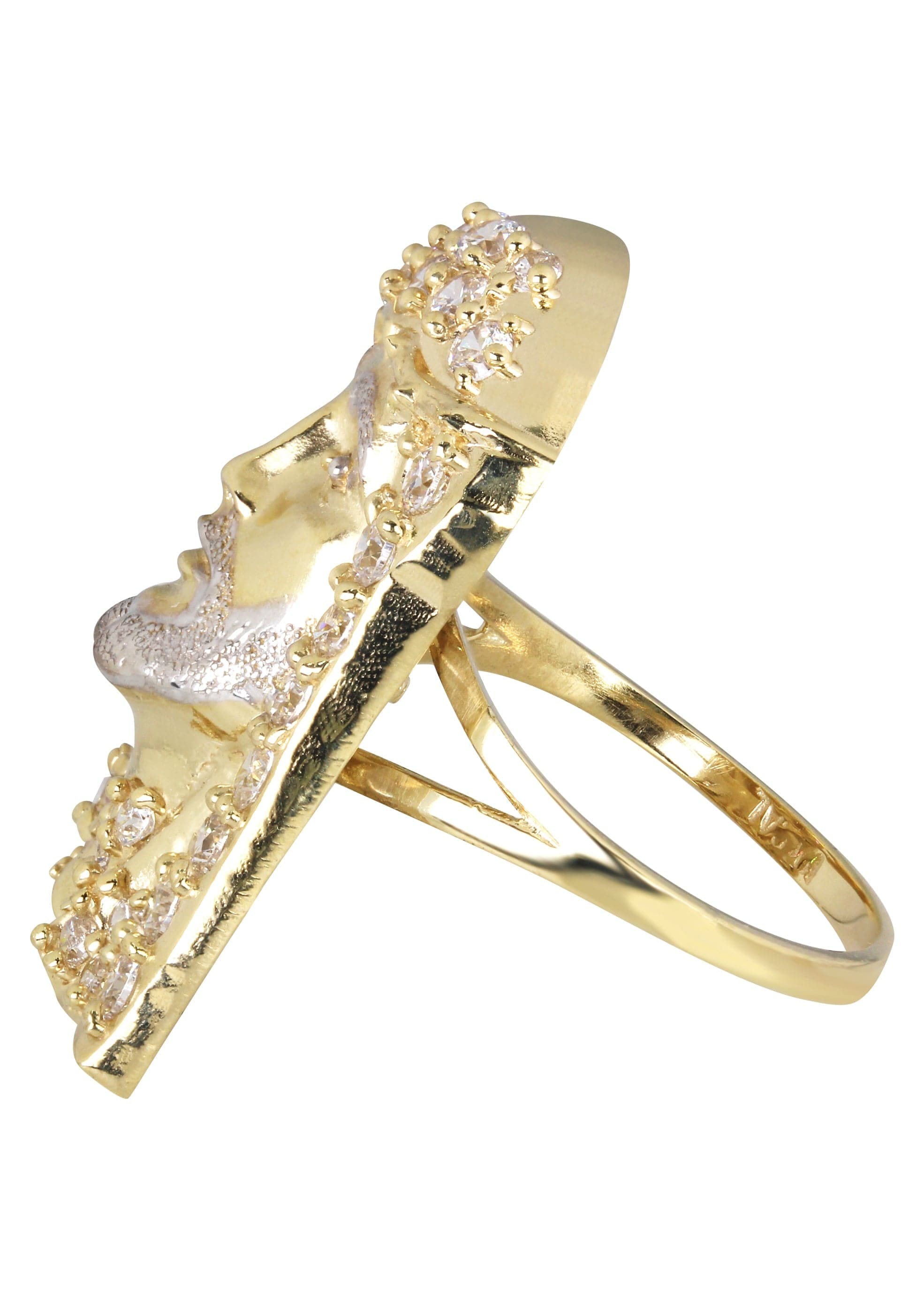 Manufacturer 1 10K Jesus Gold Ring For Me | 6.4 Grams