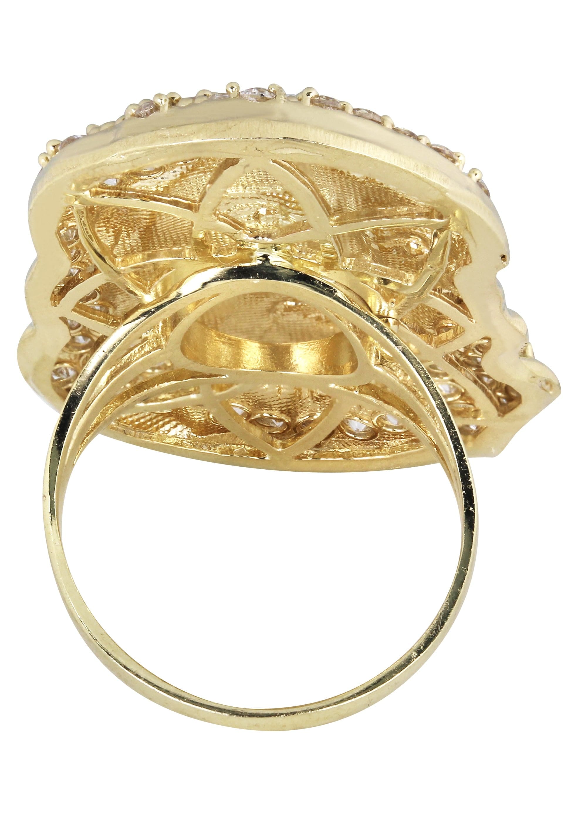 Manufacturer 1 10K Jesus Gold Ring For Men | 8.6 Grams