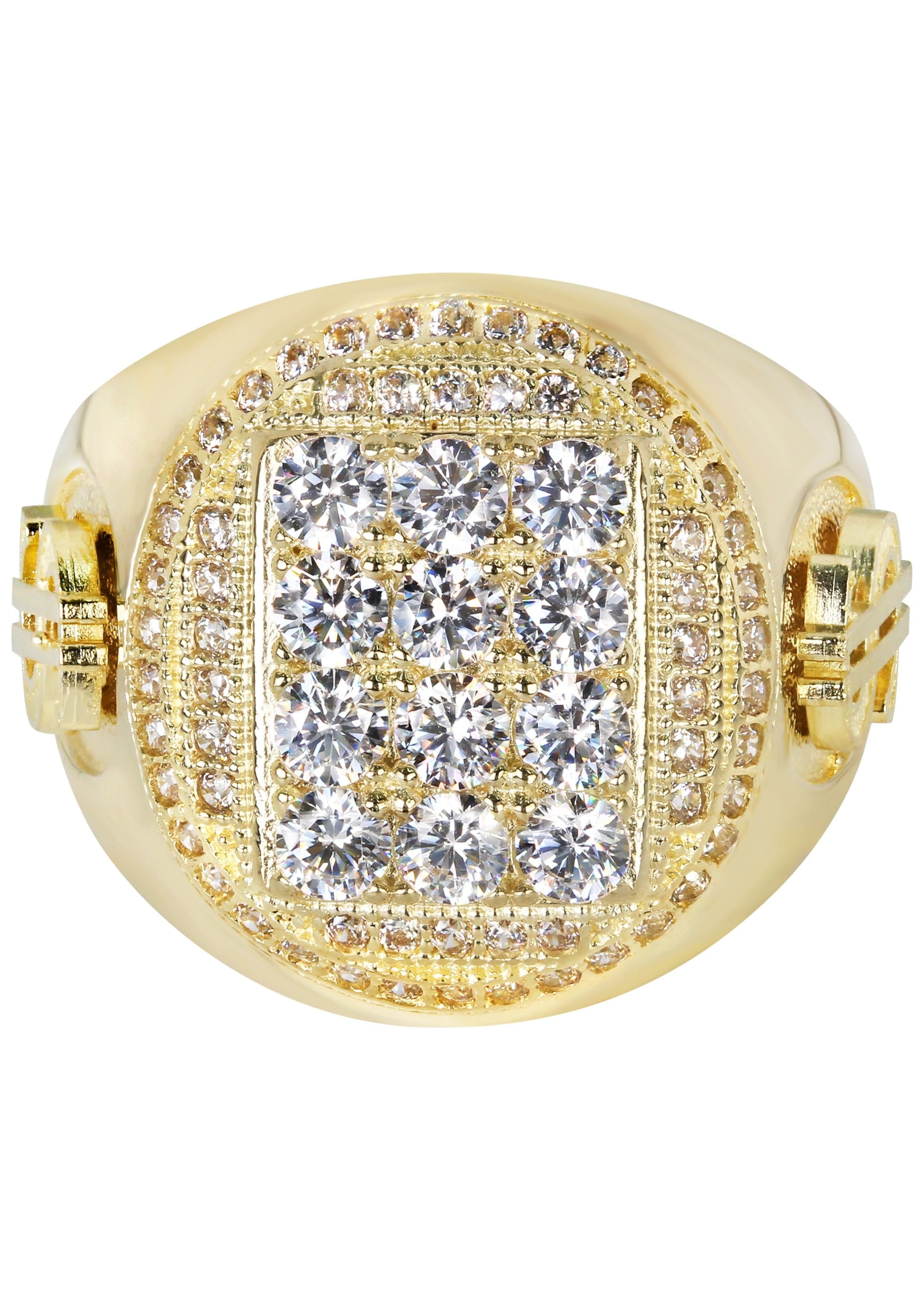 Manufacturer 1 10K Gold Ring For Men - Mens Pinky Ring | 8.1 Grams