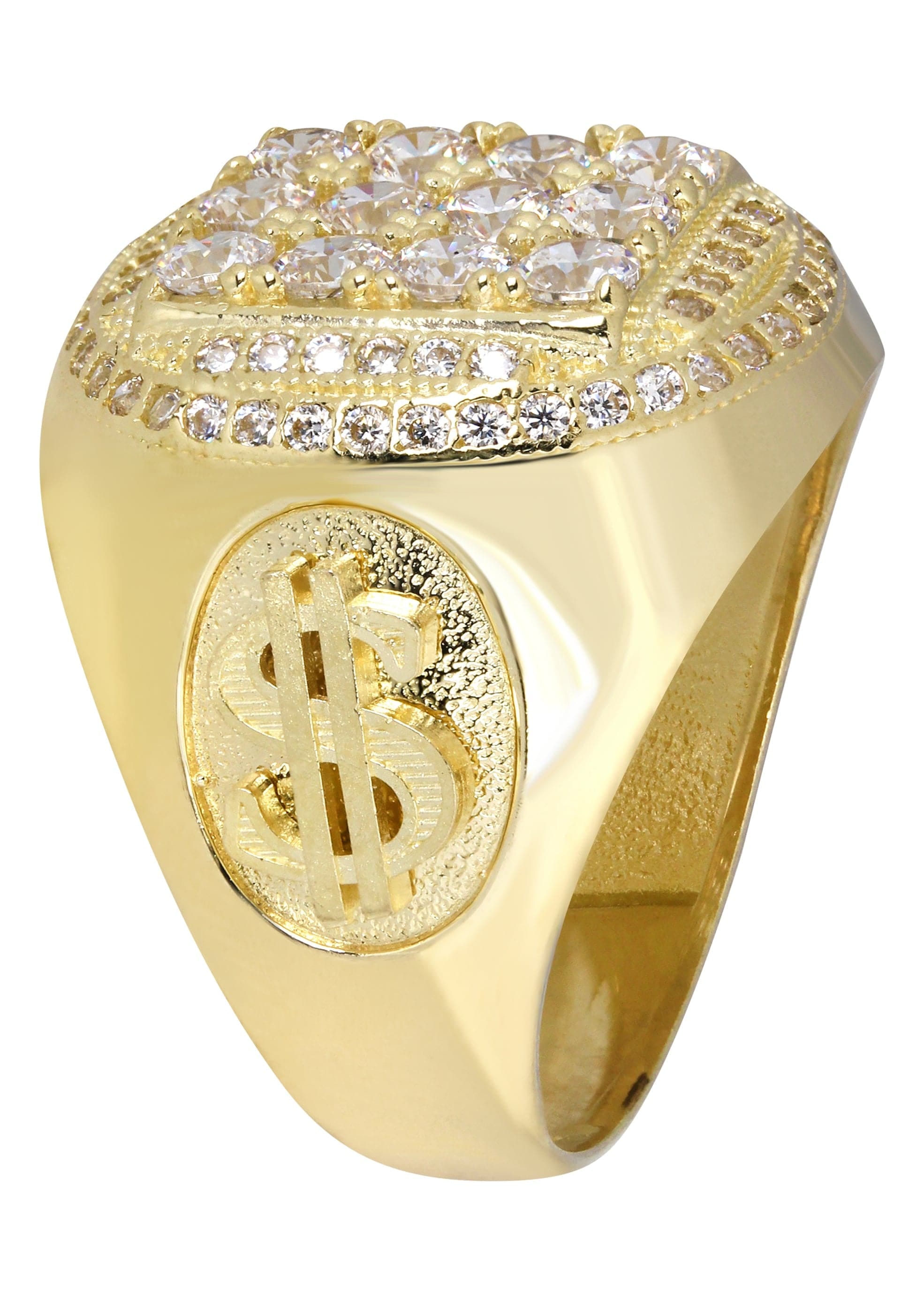 Manufacturer 1 10K Gold Ring For Men - Mens Pinky Ring | 8.1 Grams