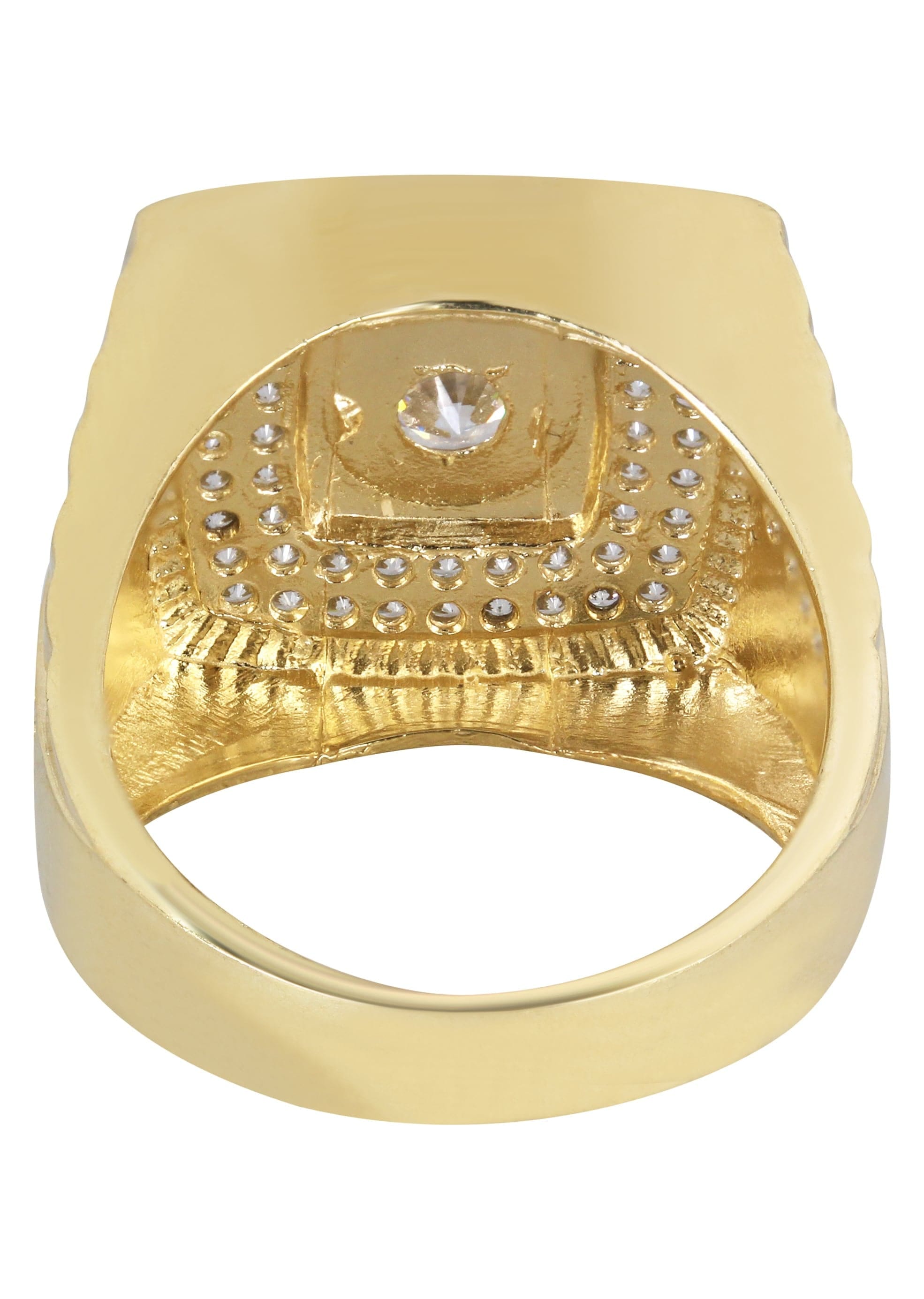 Manufacturer 1 10K Gold Ring For Men - Mens Pinky Ring | 9.3 Grams