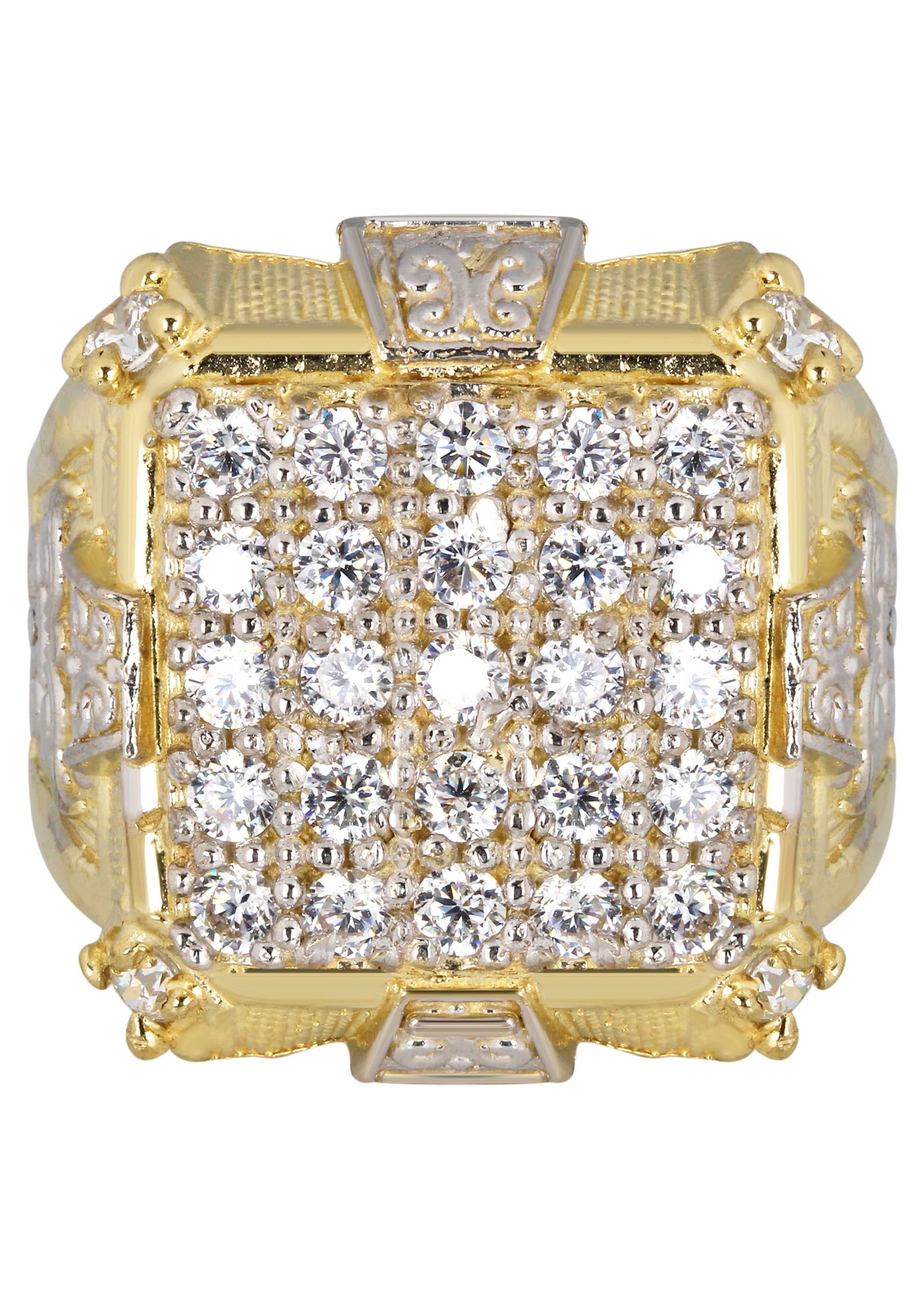 Manufacturer 1 10K Gold Ring For Men - Mens Pinky Ring | 7.3 Grams