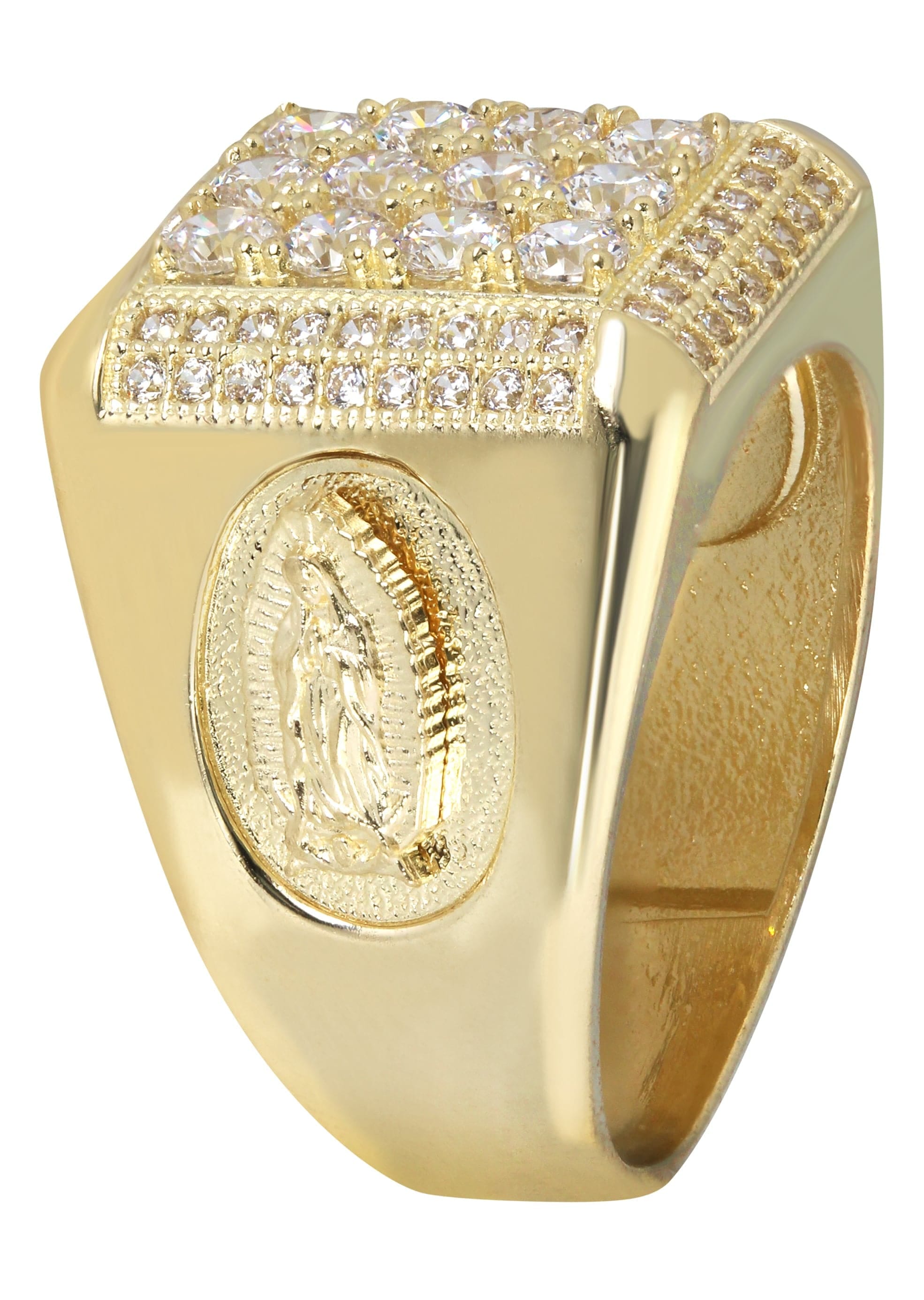 Manufacturer 1 10K Gold Ring For Men - Mens Pinky Ring | 9.1 Grams