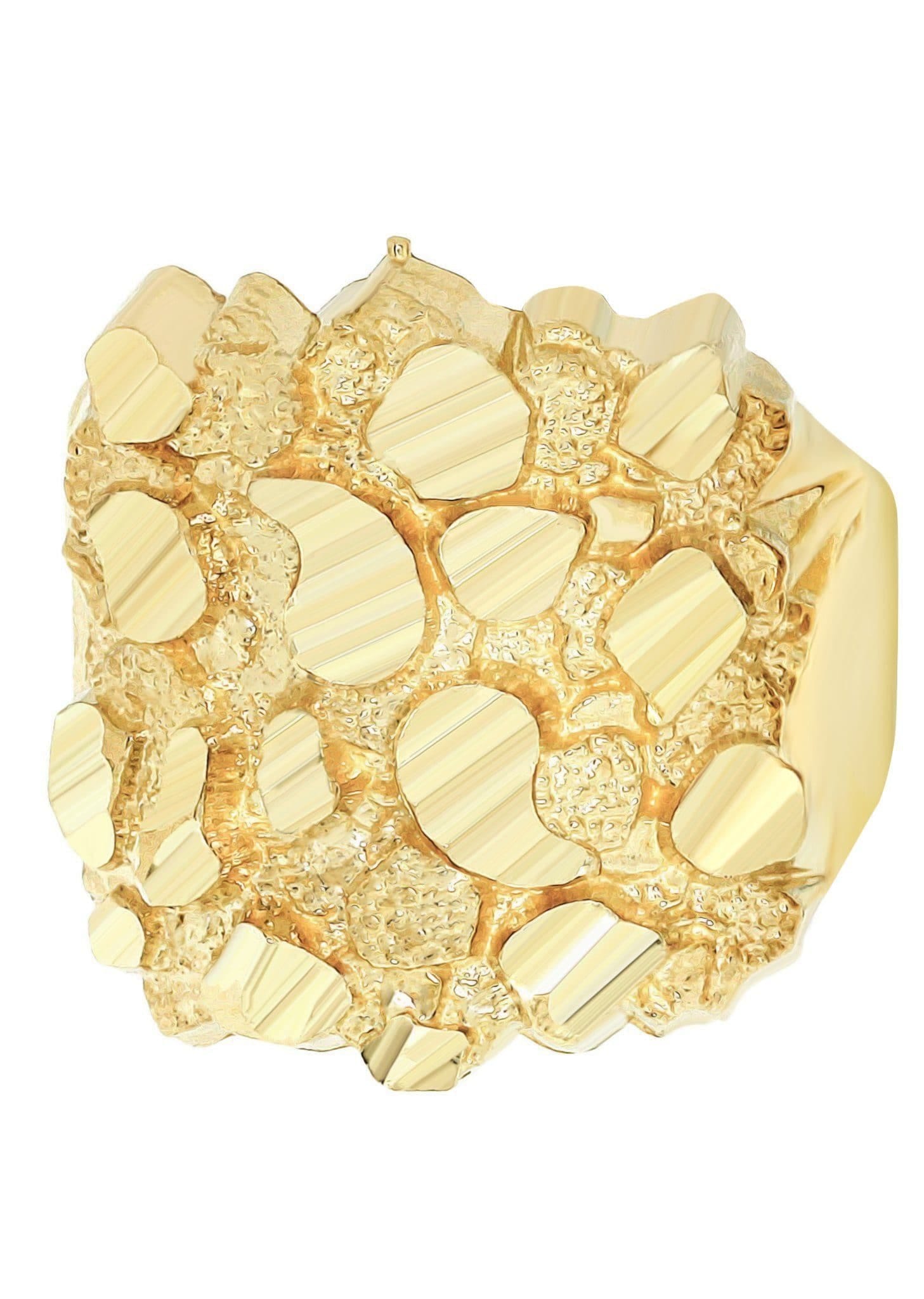 Manufacturer 3 Gold Nugget Ring - 10K Gold | 6.1 Grams