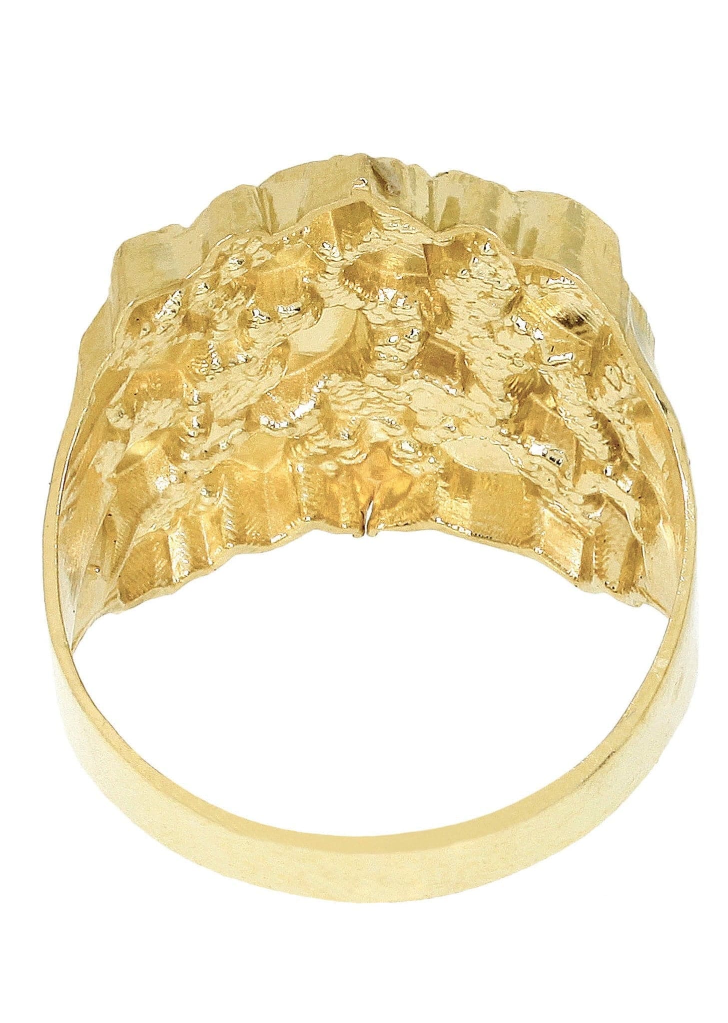 Manufacturer 3 Gold Nugget Ring - 10K Gold | 6.1 Grams