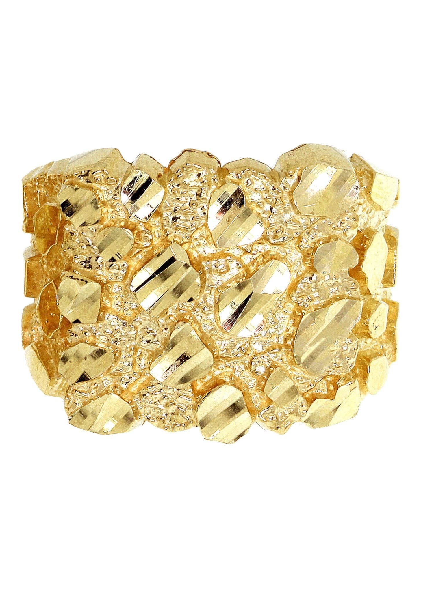 Manufacturer 3 Gold Nugget Ring - 10K Gold | 6.9 Grams