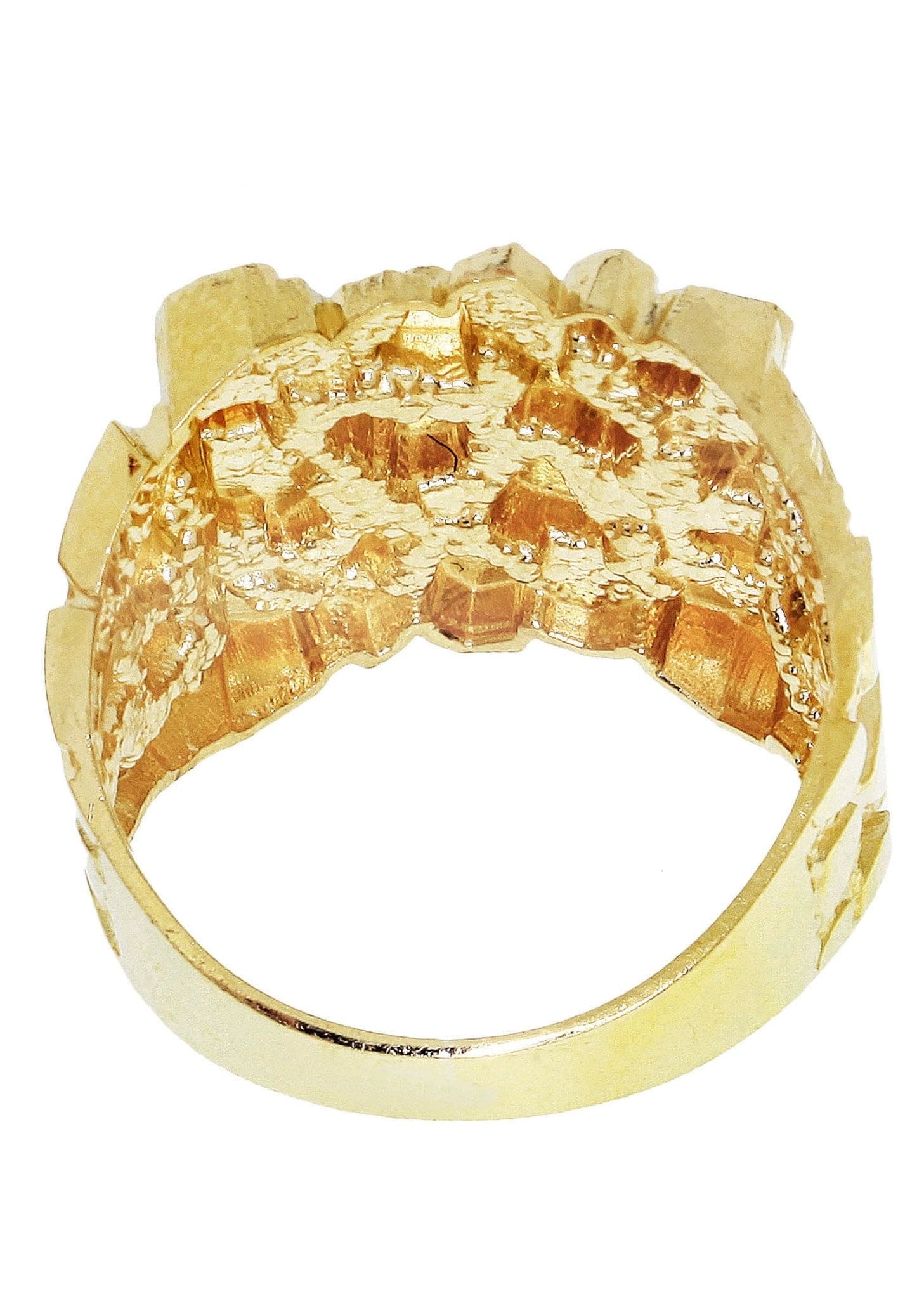 Manufacturer 3 Gold Nugget Ring - 10K Gold | 6.9 Grams