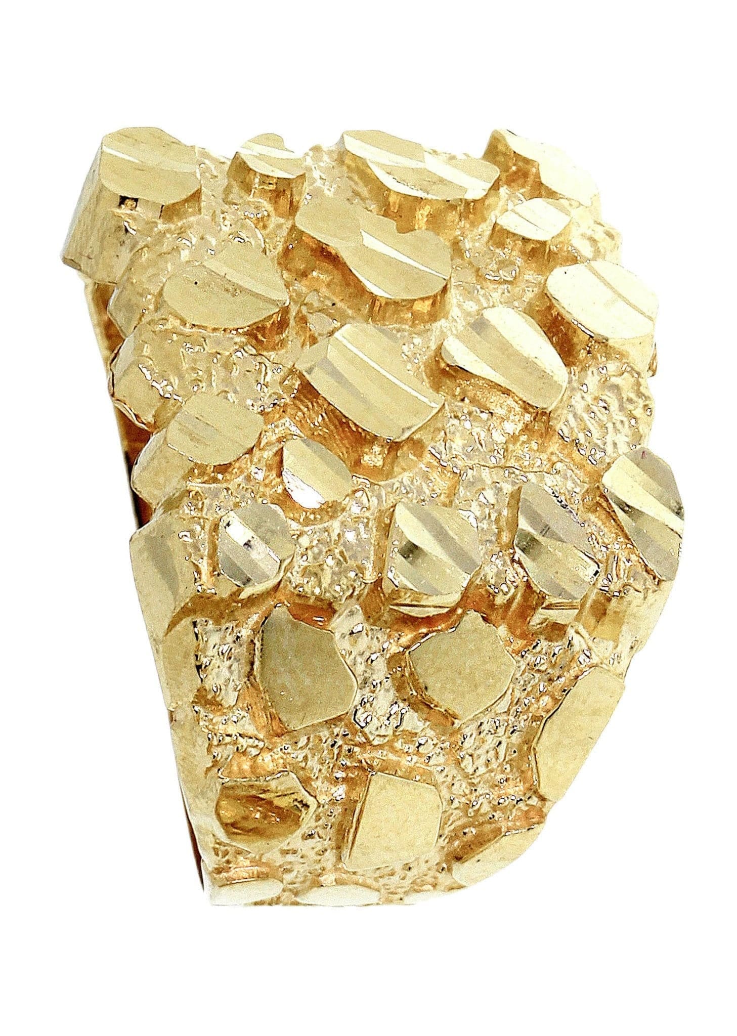 Manufacturer 3 Gold Nugget Ring - 10K Gold | 6.9 Grams