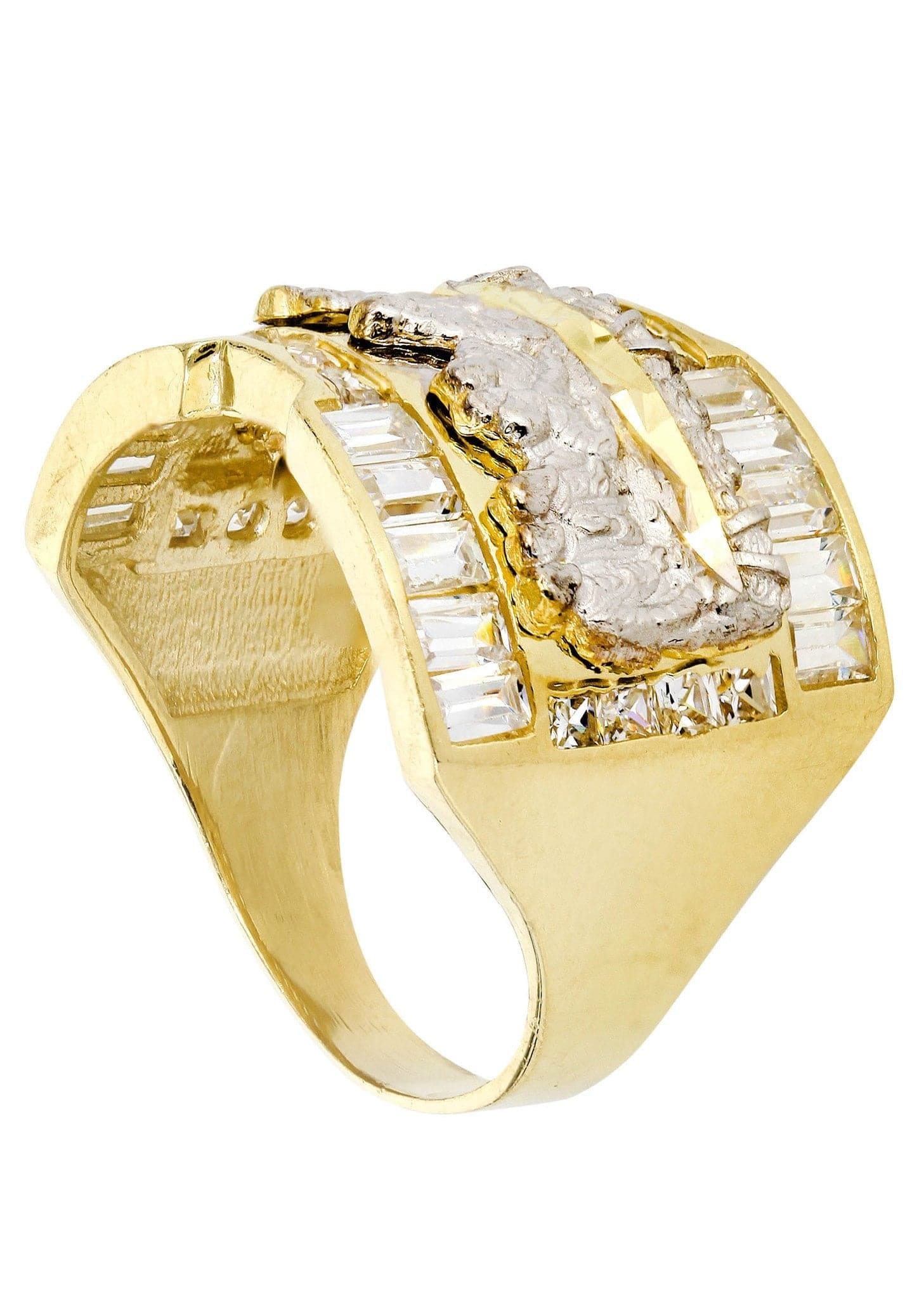 Manufacturer 3 Last Supper 10K Gold Mens Ring | 8.4 Grams